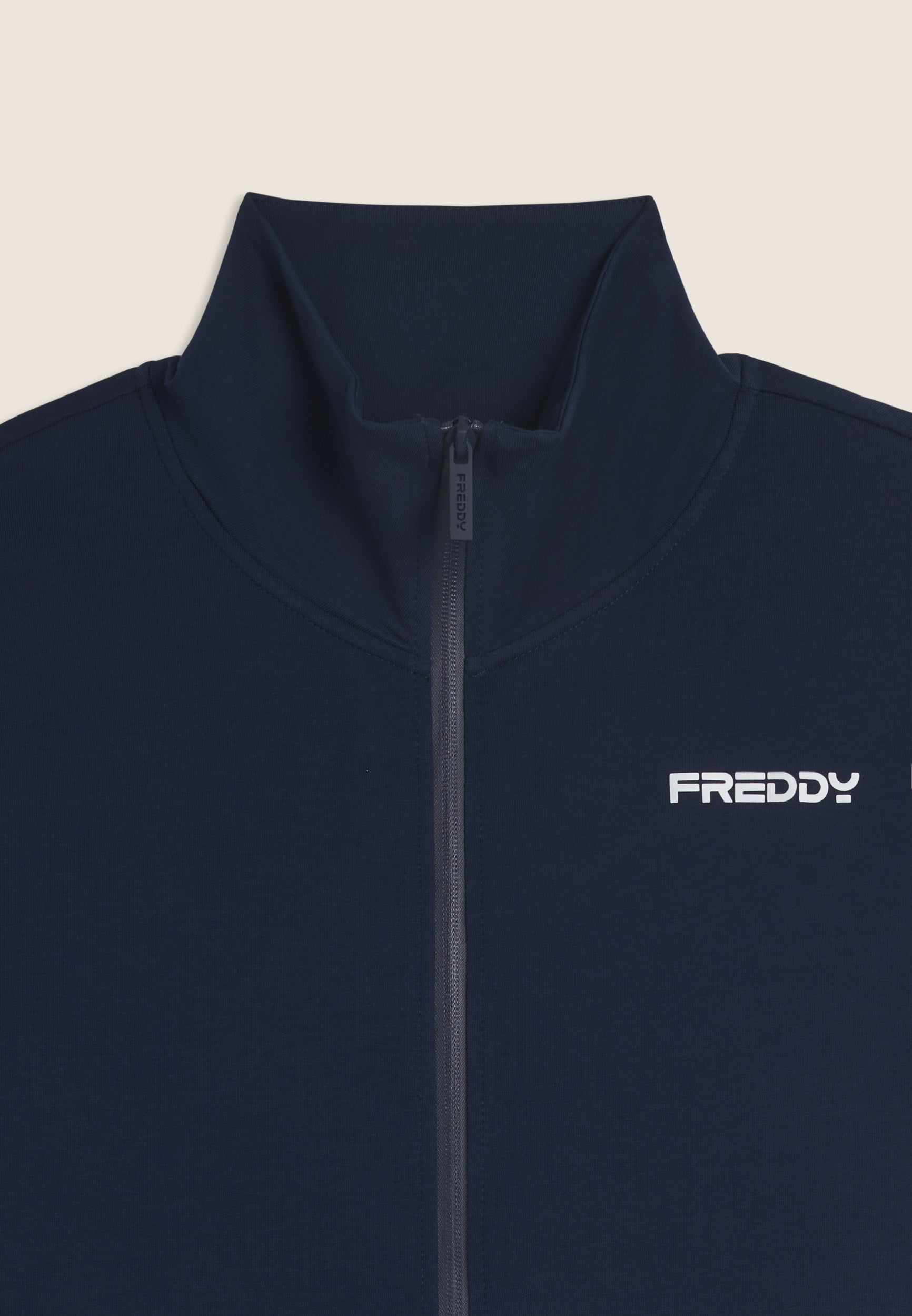 freddy-surv-tement-homme-full-zip-col-haut-french-terry image 8
