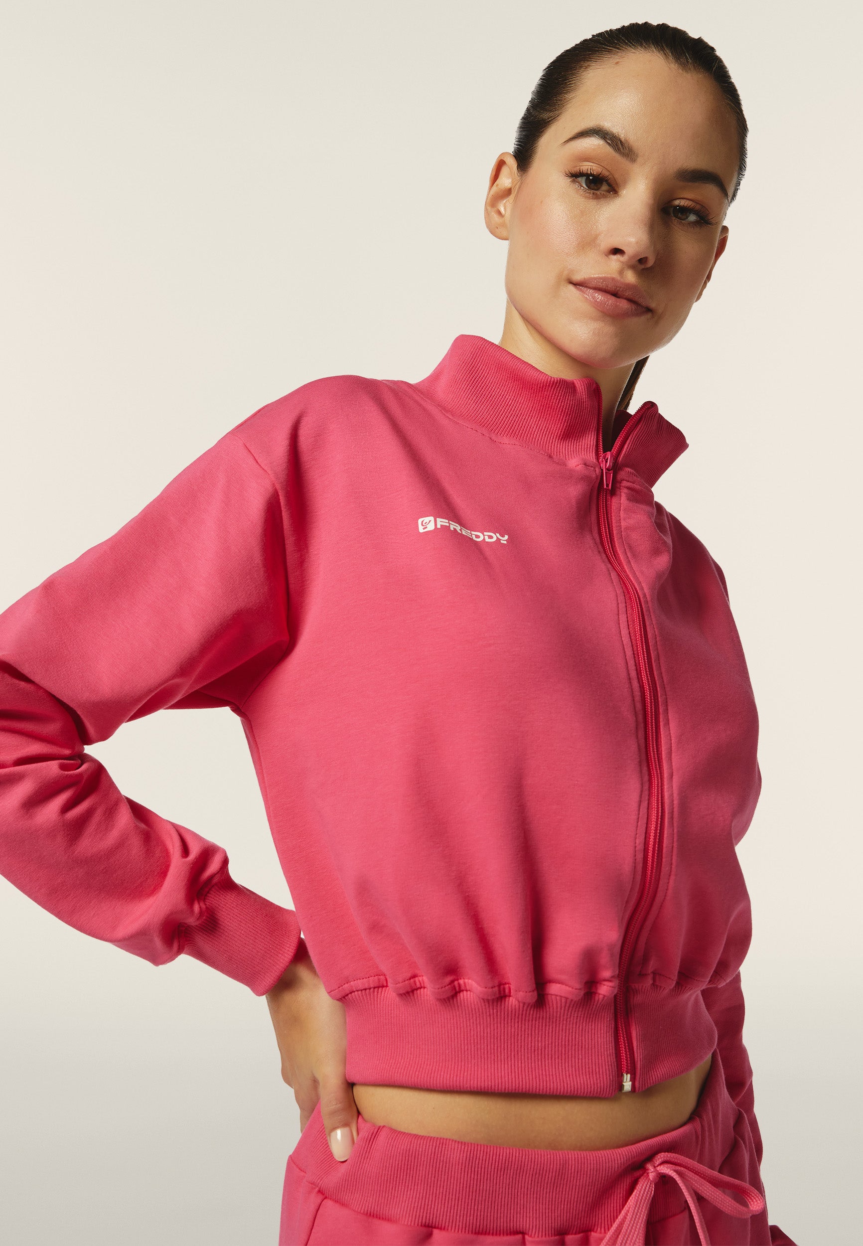freddy-tuta-attitude-femme-et-junior-sweat-crop-zipp-pantalon image 5