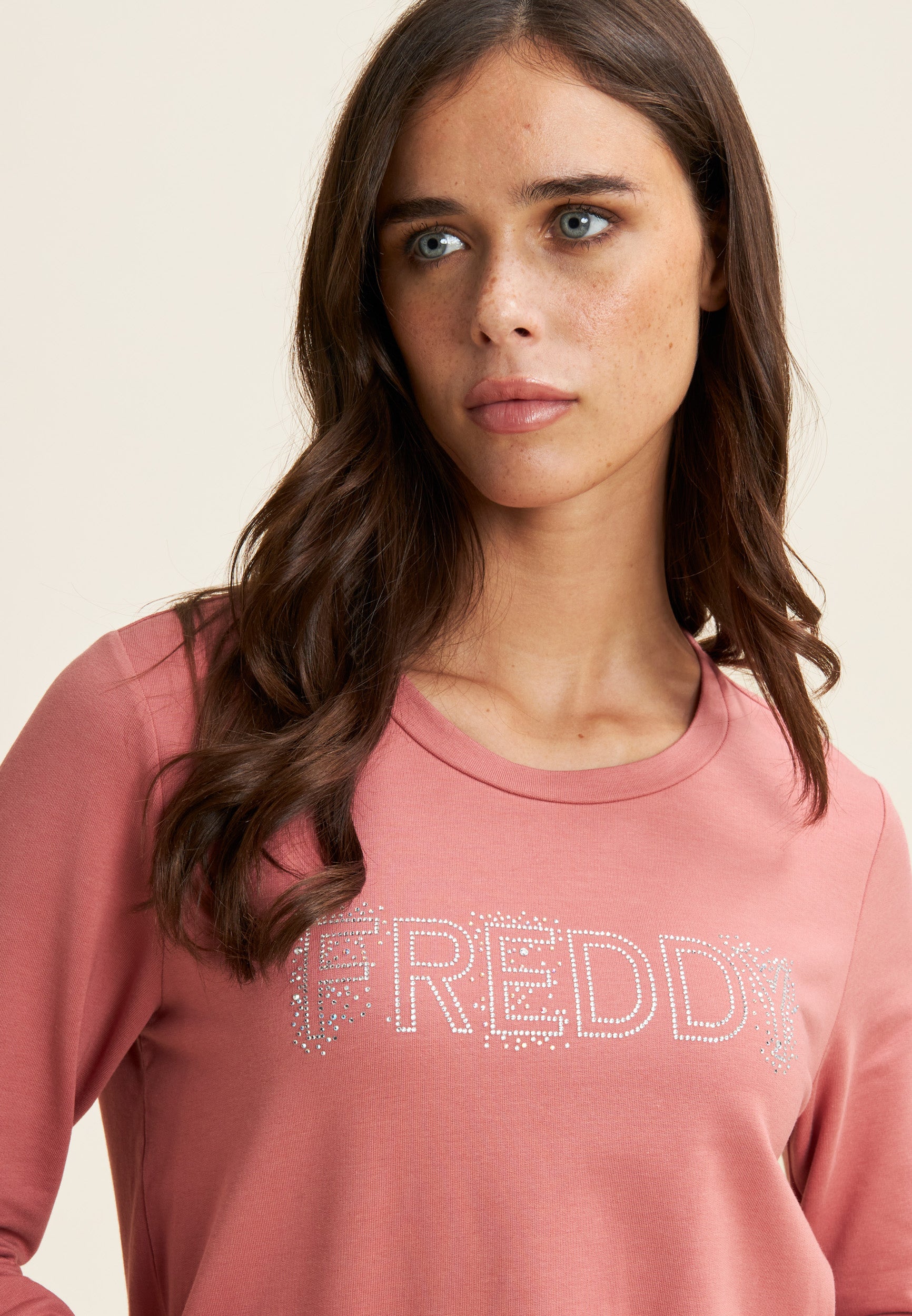 freddy-sweat-col-rond-logo-strass-french-terry-modal image 4