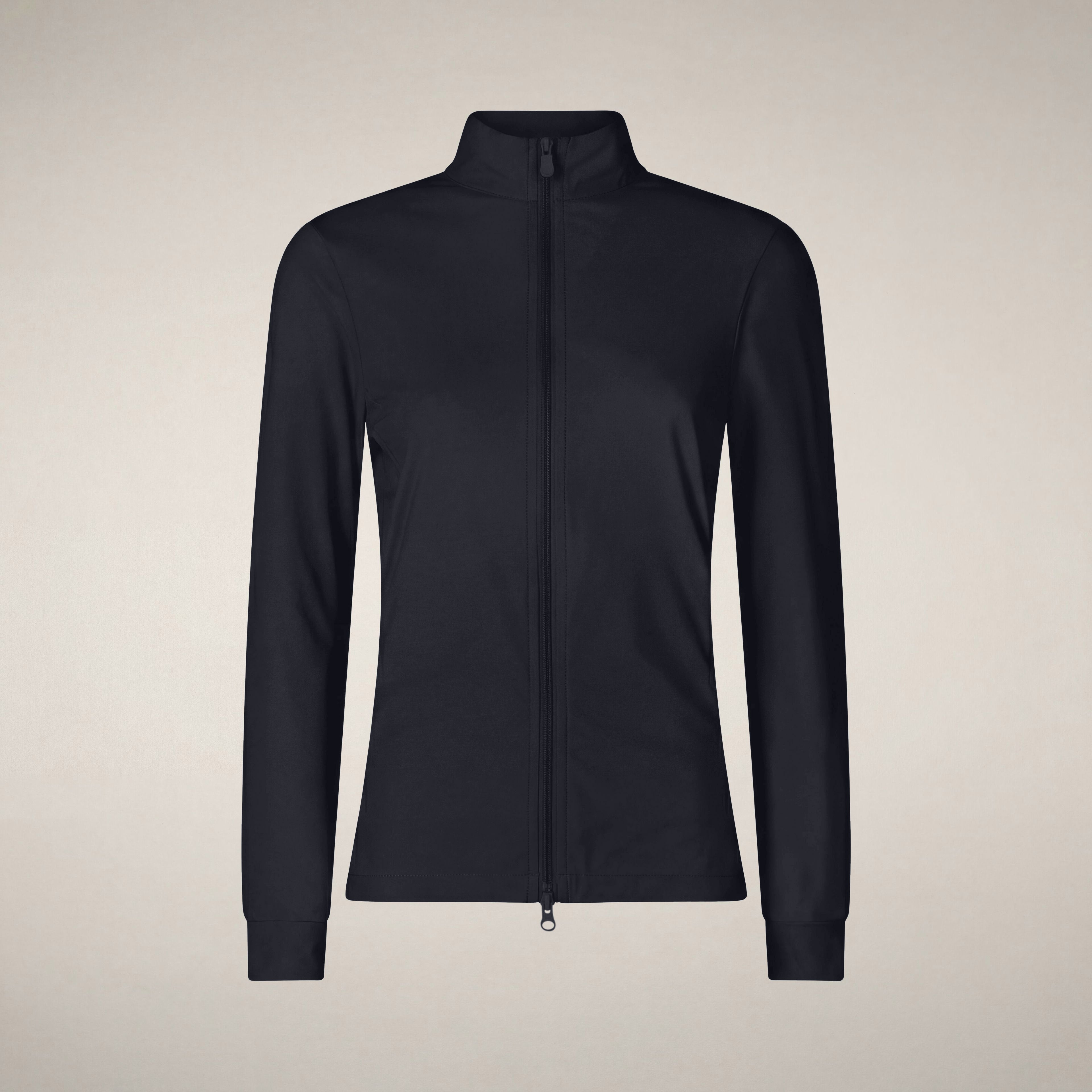 save-the-duck-pella-sweat-zipp-femme-bleu-noir image 3