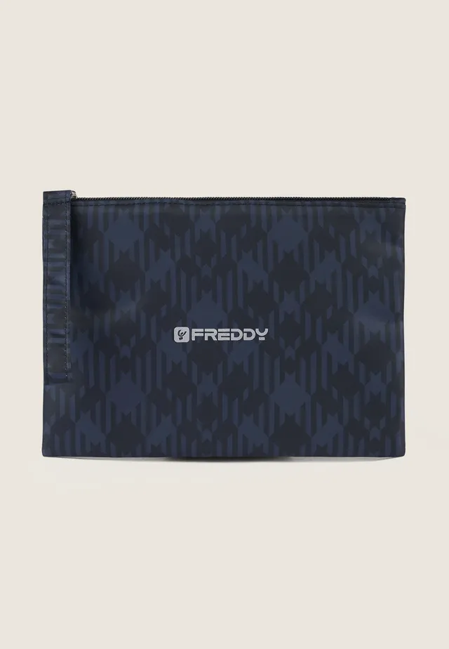 freddy-pochette-tartan-polyester-zip-logo-sport image 1