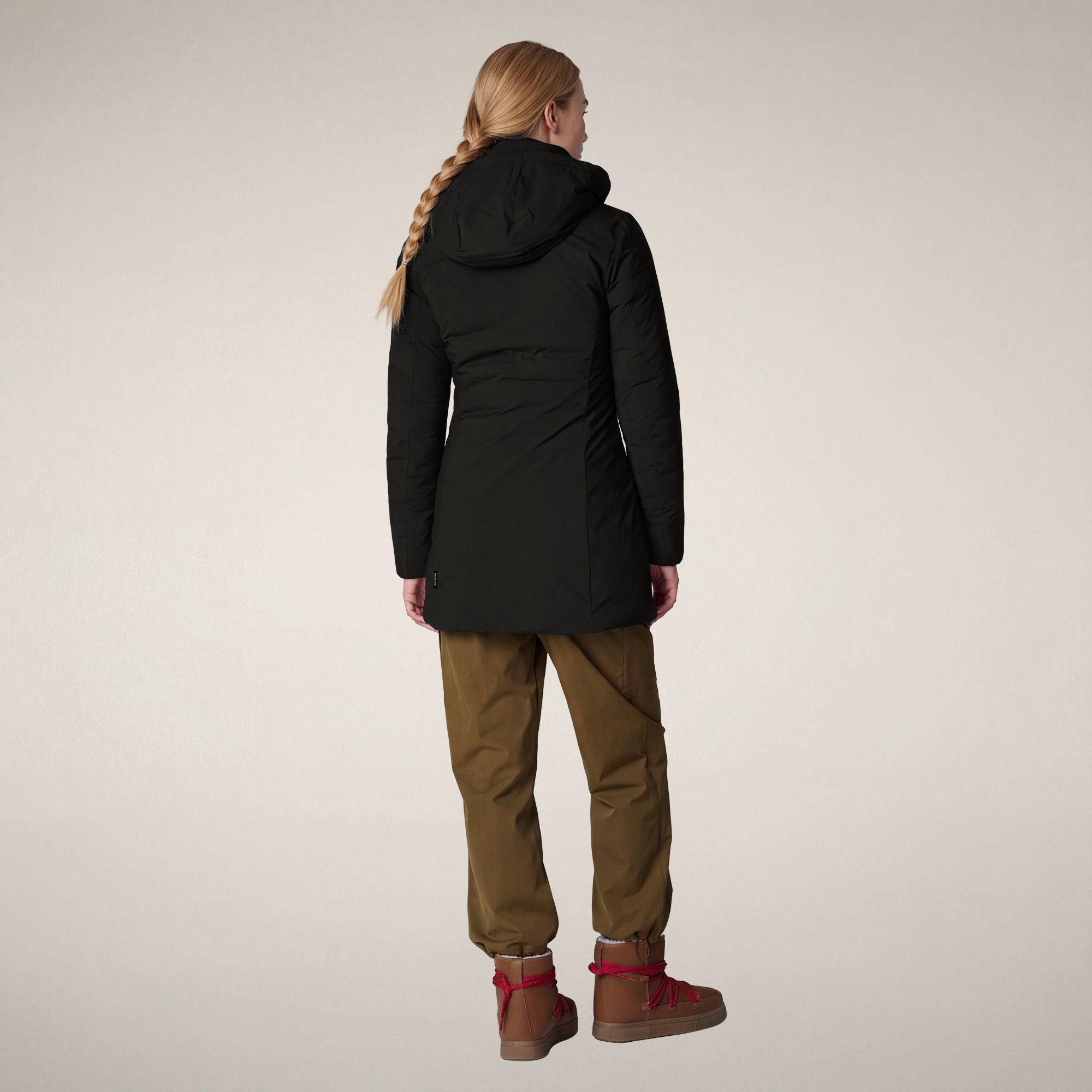 save-the-duck-rachel-parka-femme-noire-recycl-e image 2