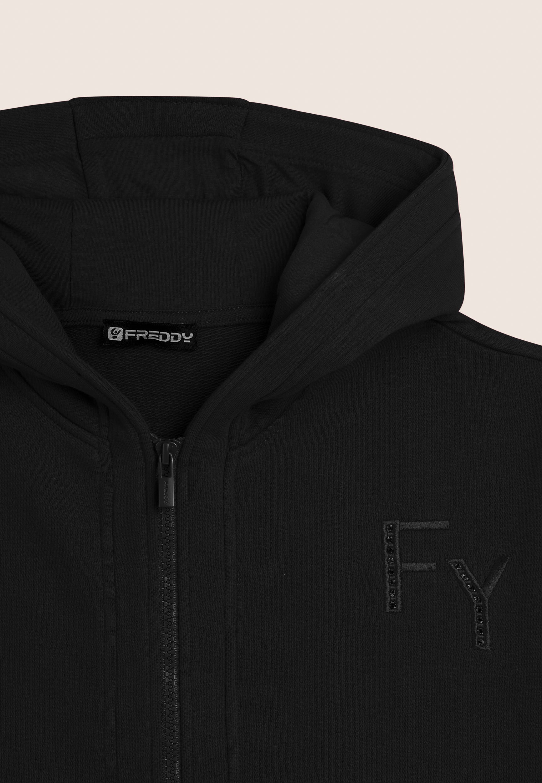 freddy-sweat-femme-capuche-full-zip-french-terry image 8