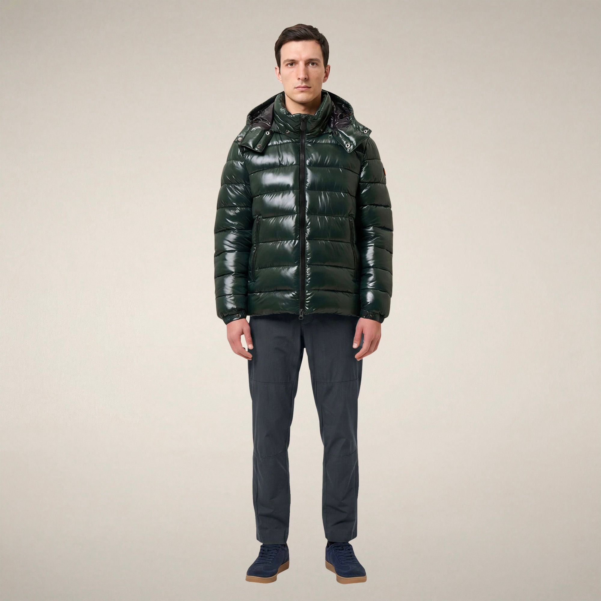 save-the-duck-florian-doudoune-homme-verde-nori-laqu image 1