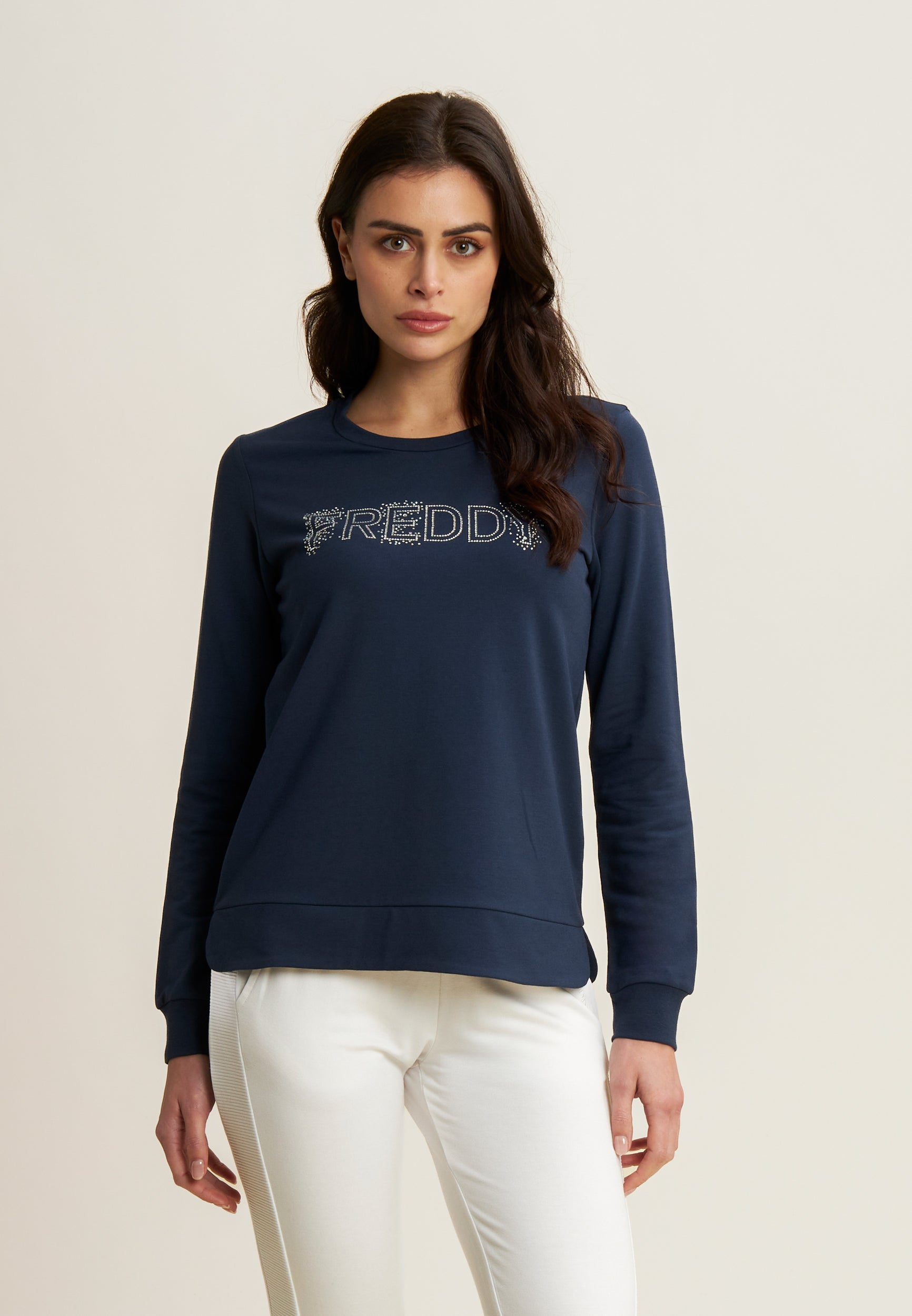 freddy-sweat-col-rond-logo-strass-french-terry-modal image 8