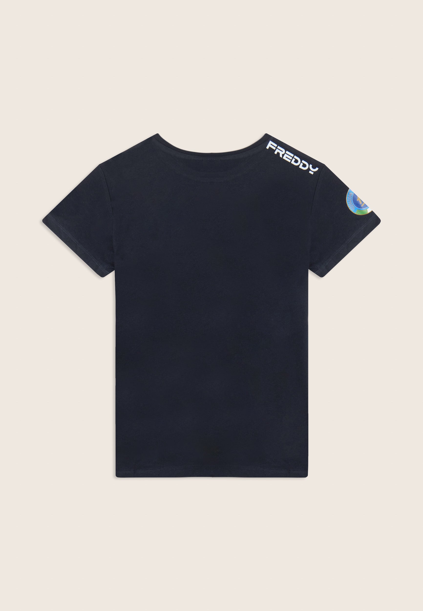 freddy-t-shirt-unisexe-fgi-logo-bicolore-gymnastique-italie image 2