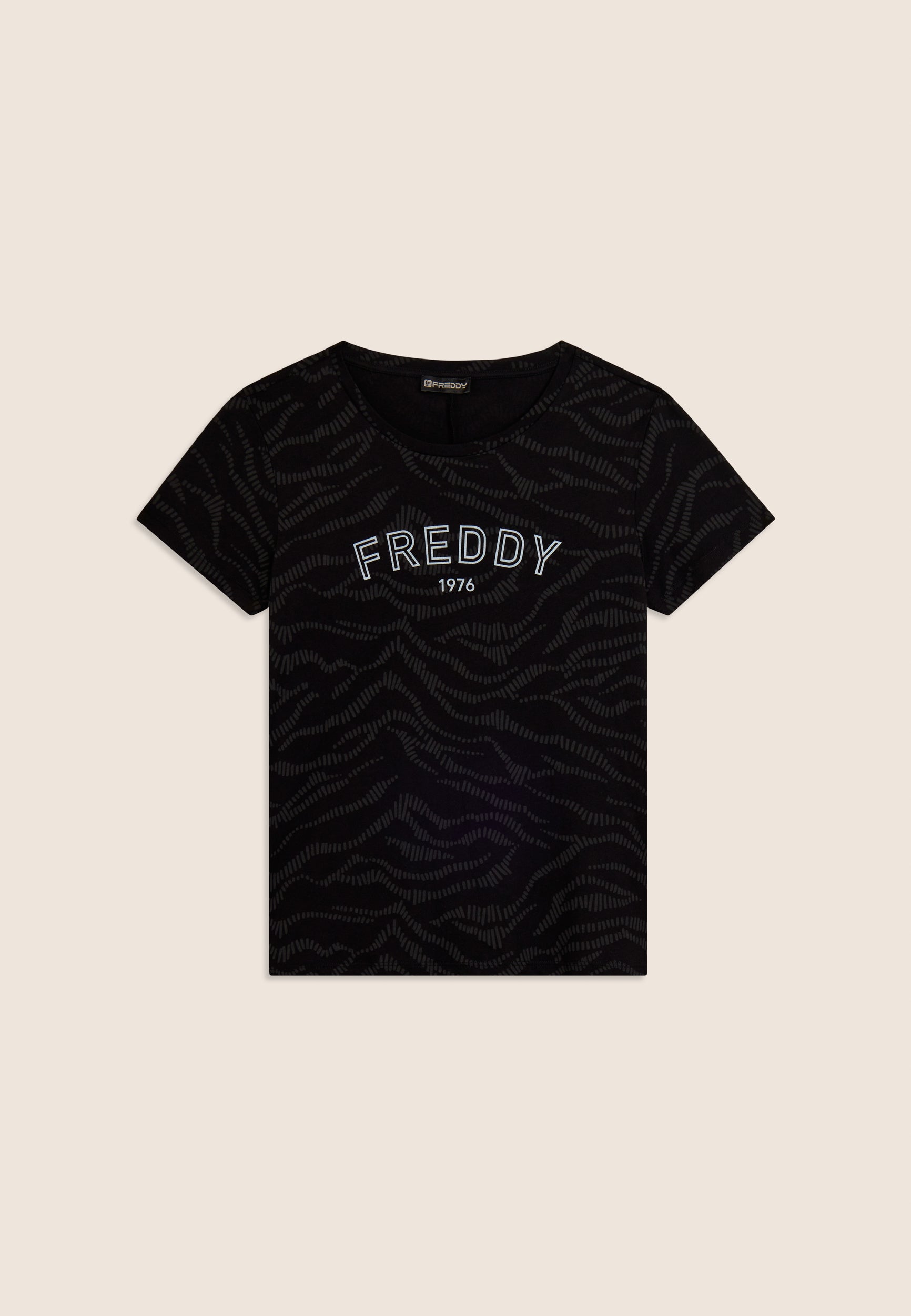 freddy-t-shirt-freddy-1976-logo-glitter-femme image 8