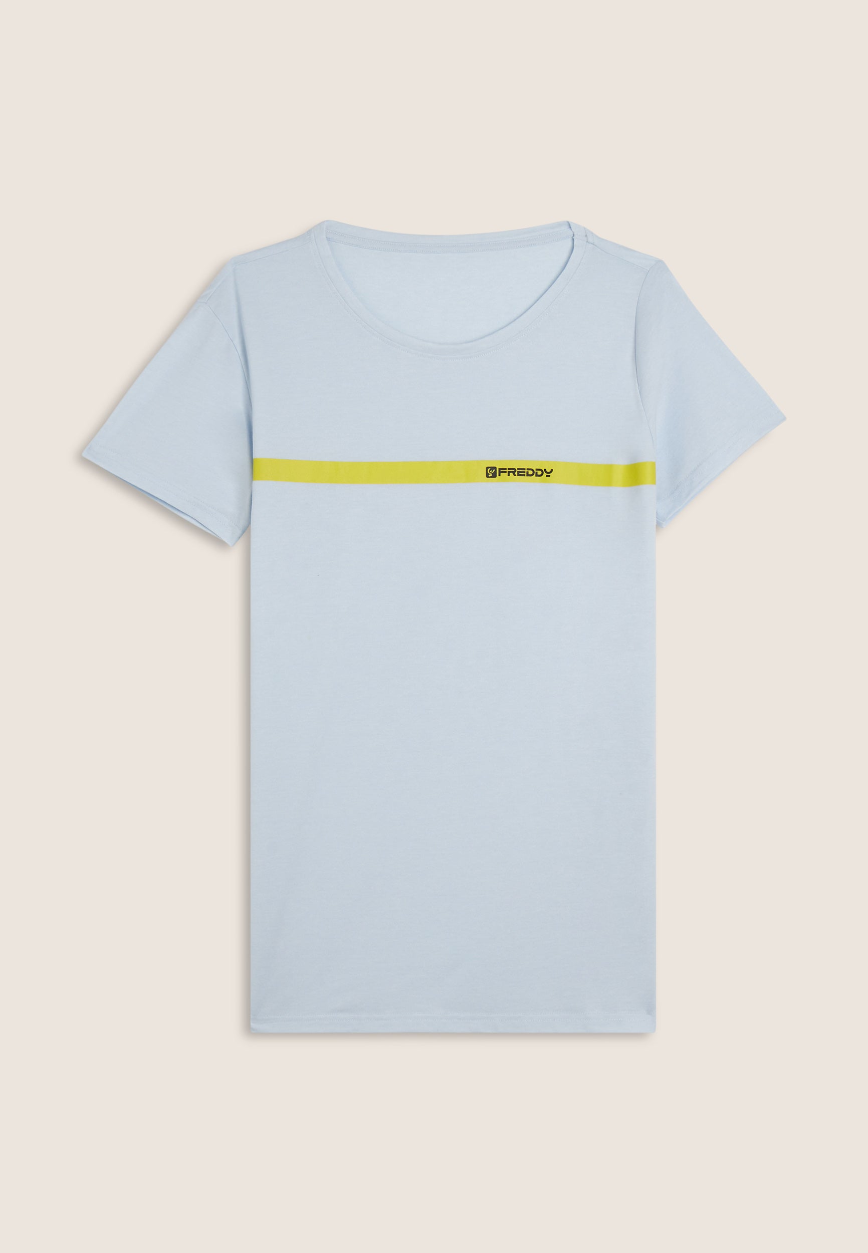 freddy-t-shirt-homme-regular-bande-contrast-e-logo image 4
