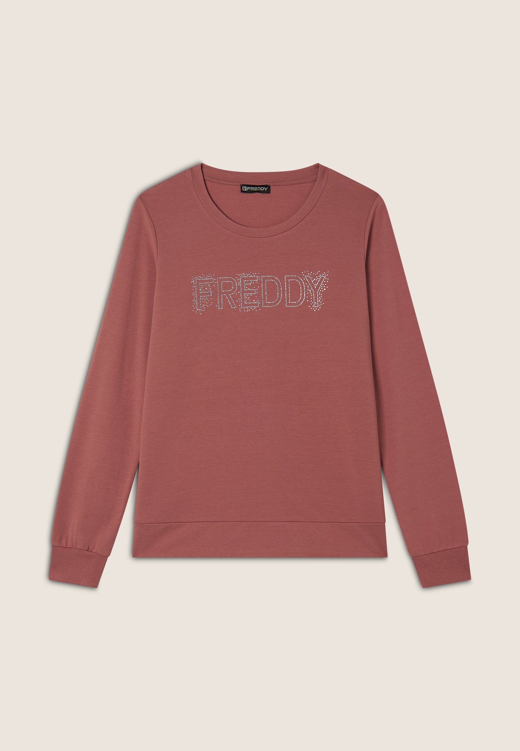 freddy-sweat-col-rond-logo-strass-french-terry-modal image 5