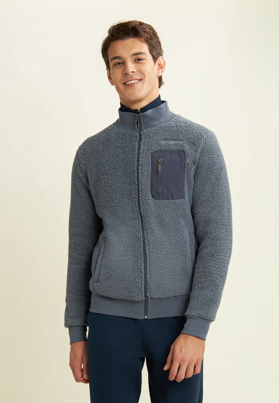 freddy-sweat-homme-sherpa-full-zip-col-montant image 1