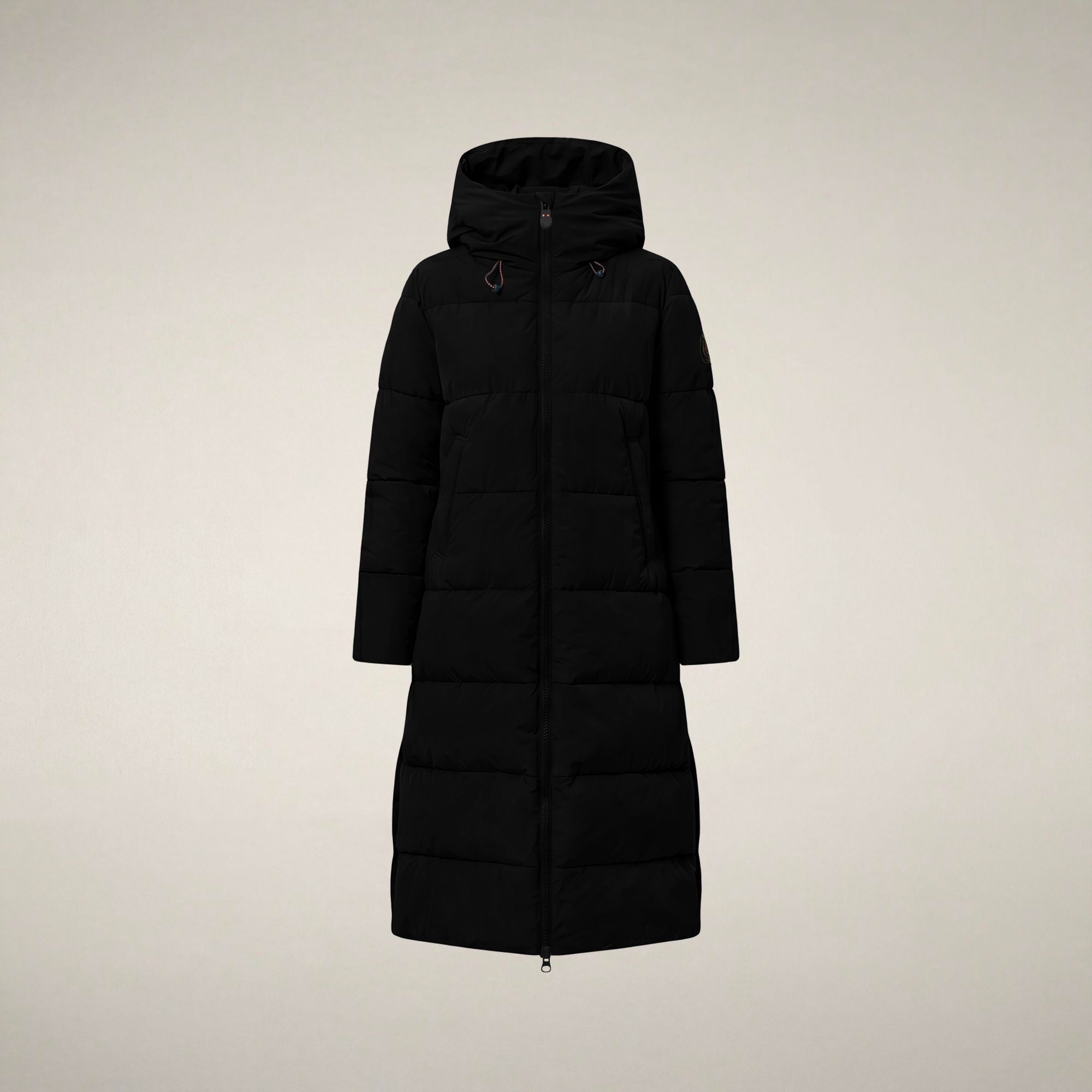 save-the-duck-zendaya-parka-femme-extra-longue-noire-hiver image 3