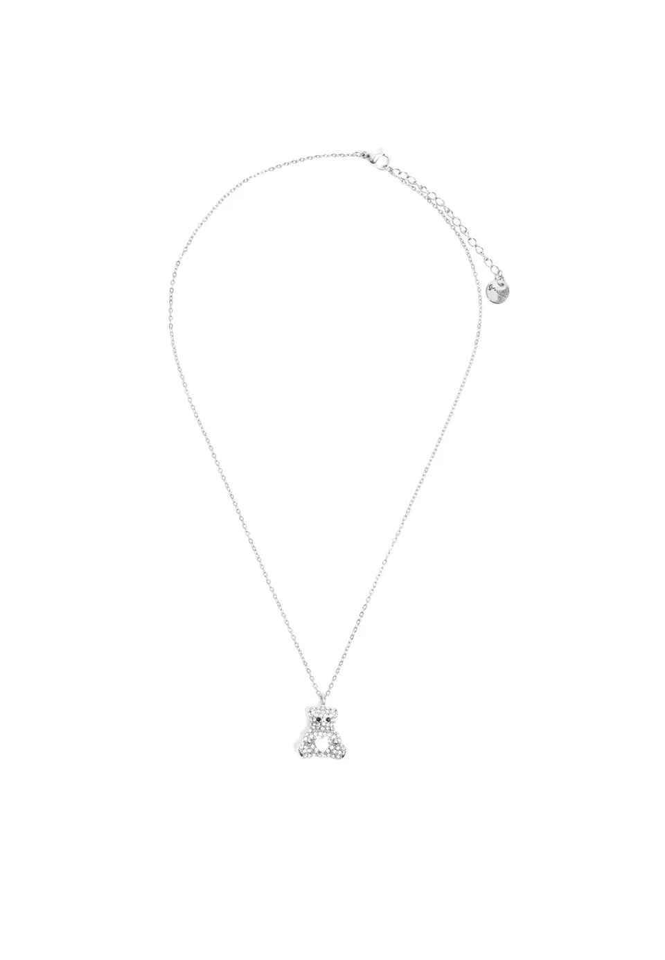 freddy-collier-orsetto-strass-en-acier-argent-316l image 1