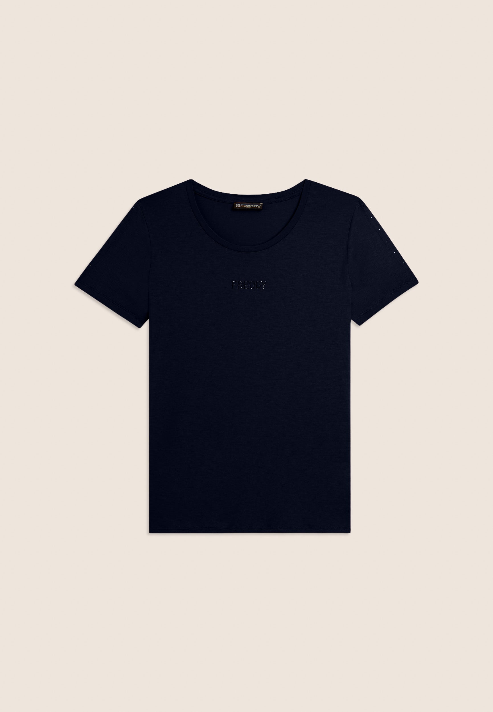 freddy-t-shirt-femme-cut-out-strass image 8