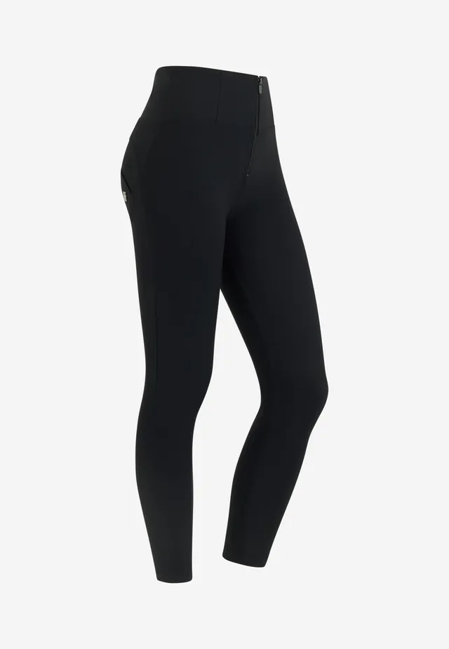 freddy-wr-up-superskinny-7-8-vita-alta-zip-total-black-pantalon-push-up image 1