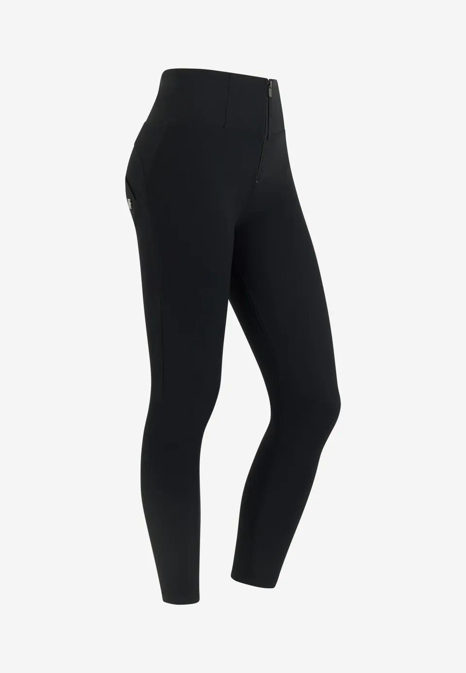 freddy-wr-up-superskinny-7-8-vita-alta-zip-total-black-pantalon-push-up image 1