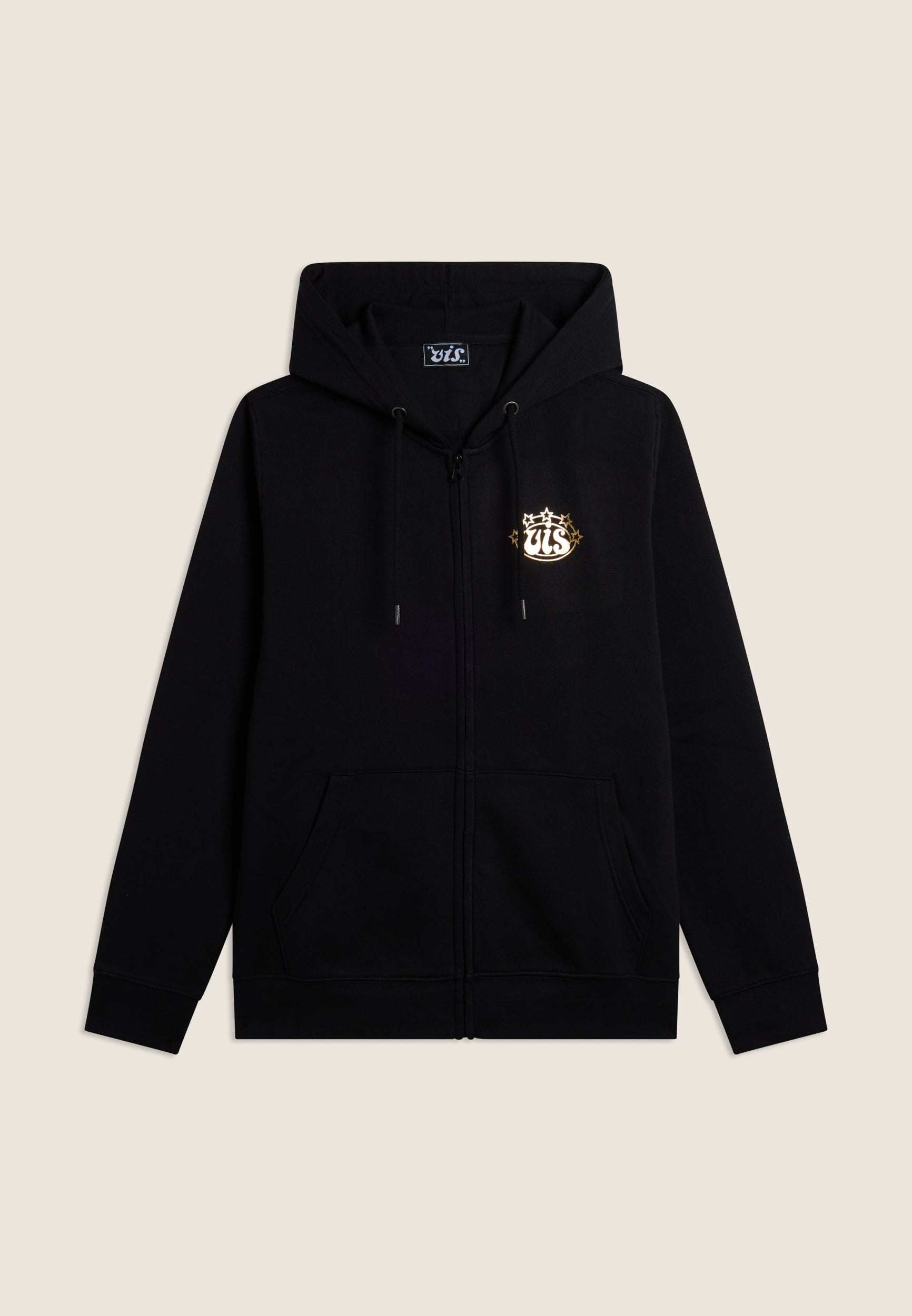 freddy-vis-sweat-capuche-zipp-unisexe-logo-or image 1