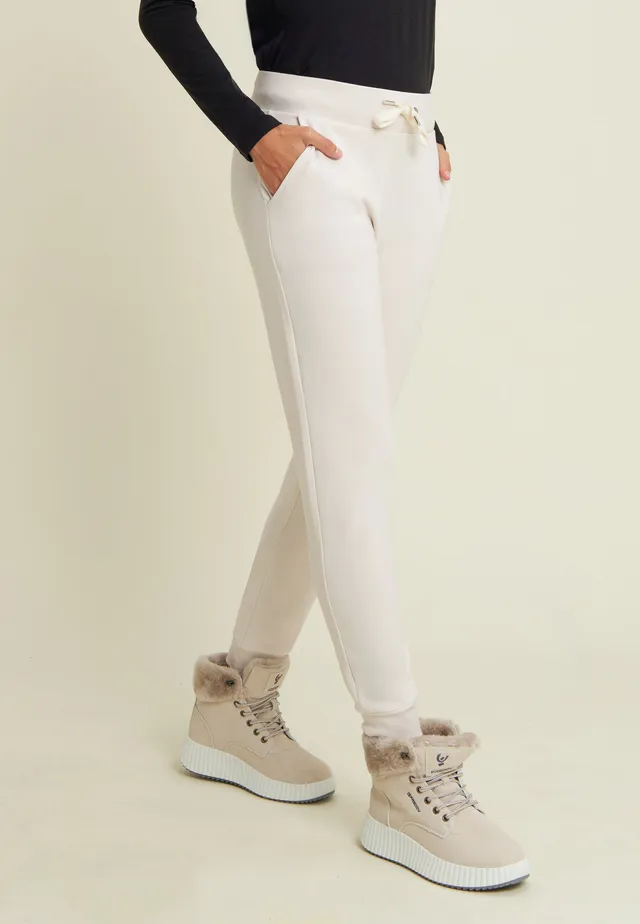 freddy-pantalon-jogging-femme-poignets-strass-bicolore image 1