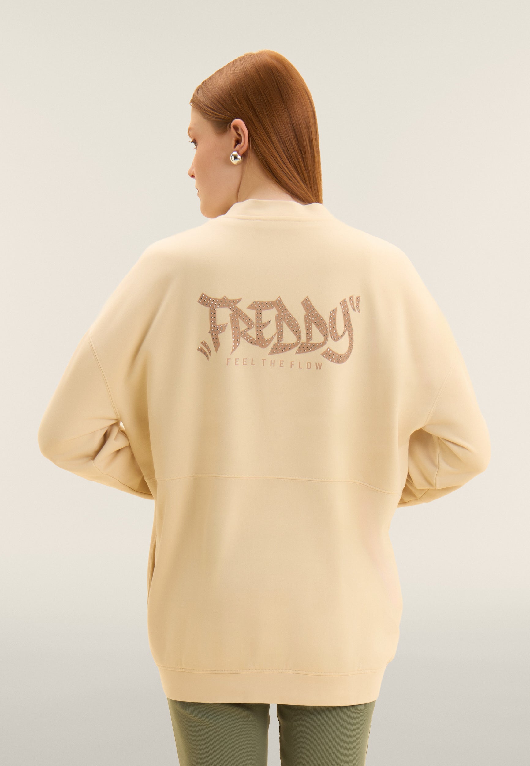freddy-sweat-zip-oversize-feel-the-flow-sweat-femme image 3