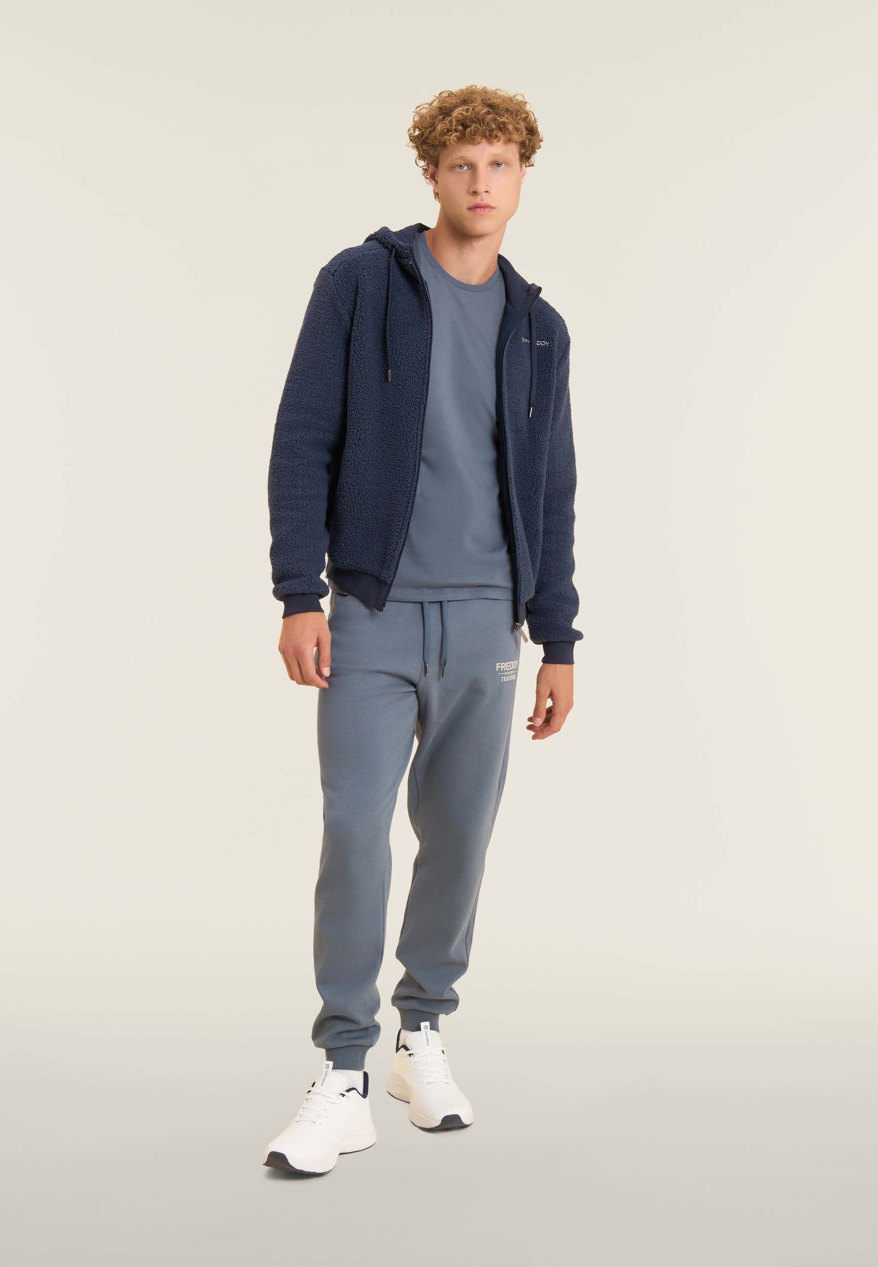 freddy-t-shirt-homme-manches-longues-coton-logo-c-ur image 2