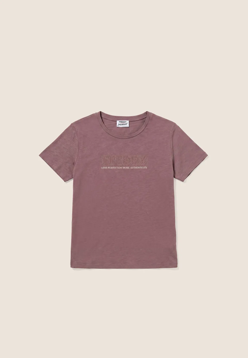 freddy-t-shirt-regular-femme-logo-clous-dor-s image 1