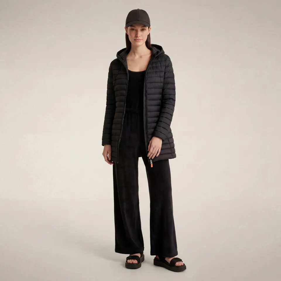 save-the-duck-bryanna-doudoune-longue-femme-noire-slim image 1