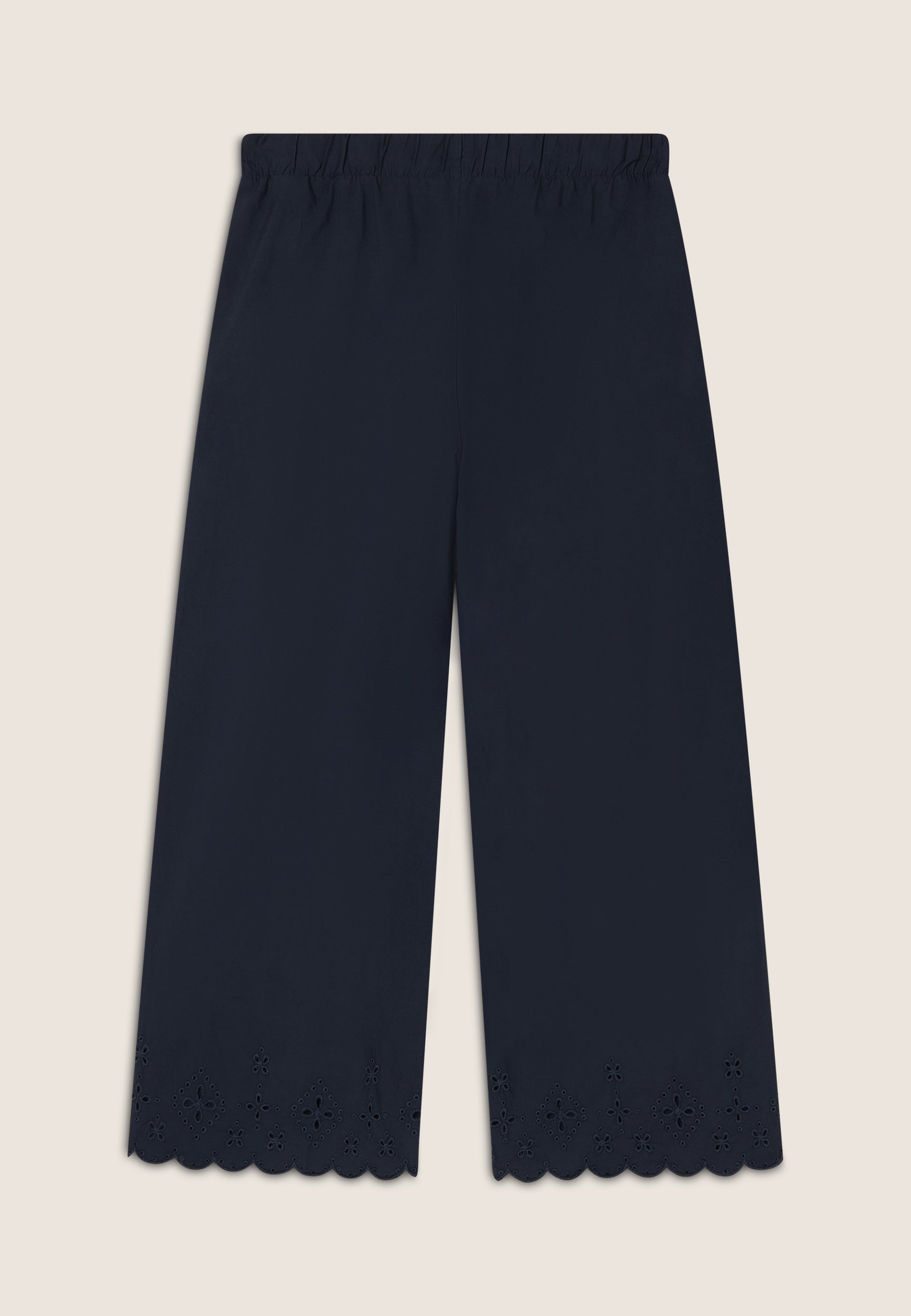 freddy-pantalon-femme-wide-leg-coton-7-8-broderie-sangallo image 6