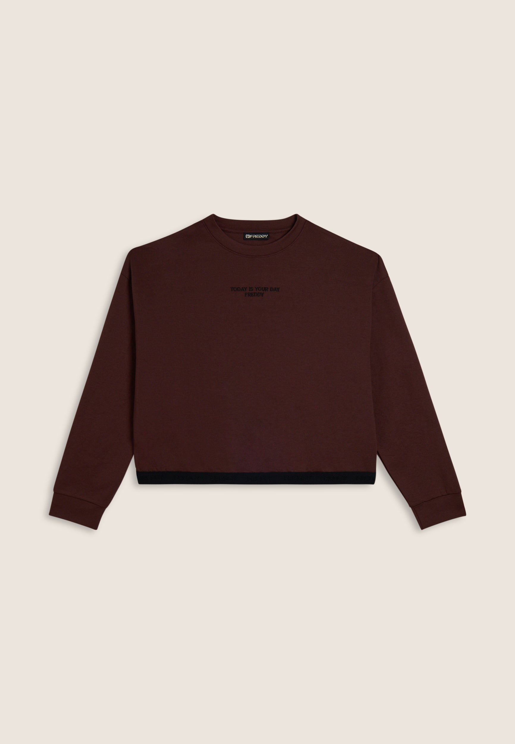 freddy-felpa-donna-sweatshirt-femme-today-is-your-day-bande-logot-e image 5