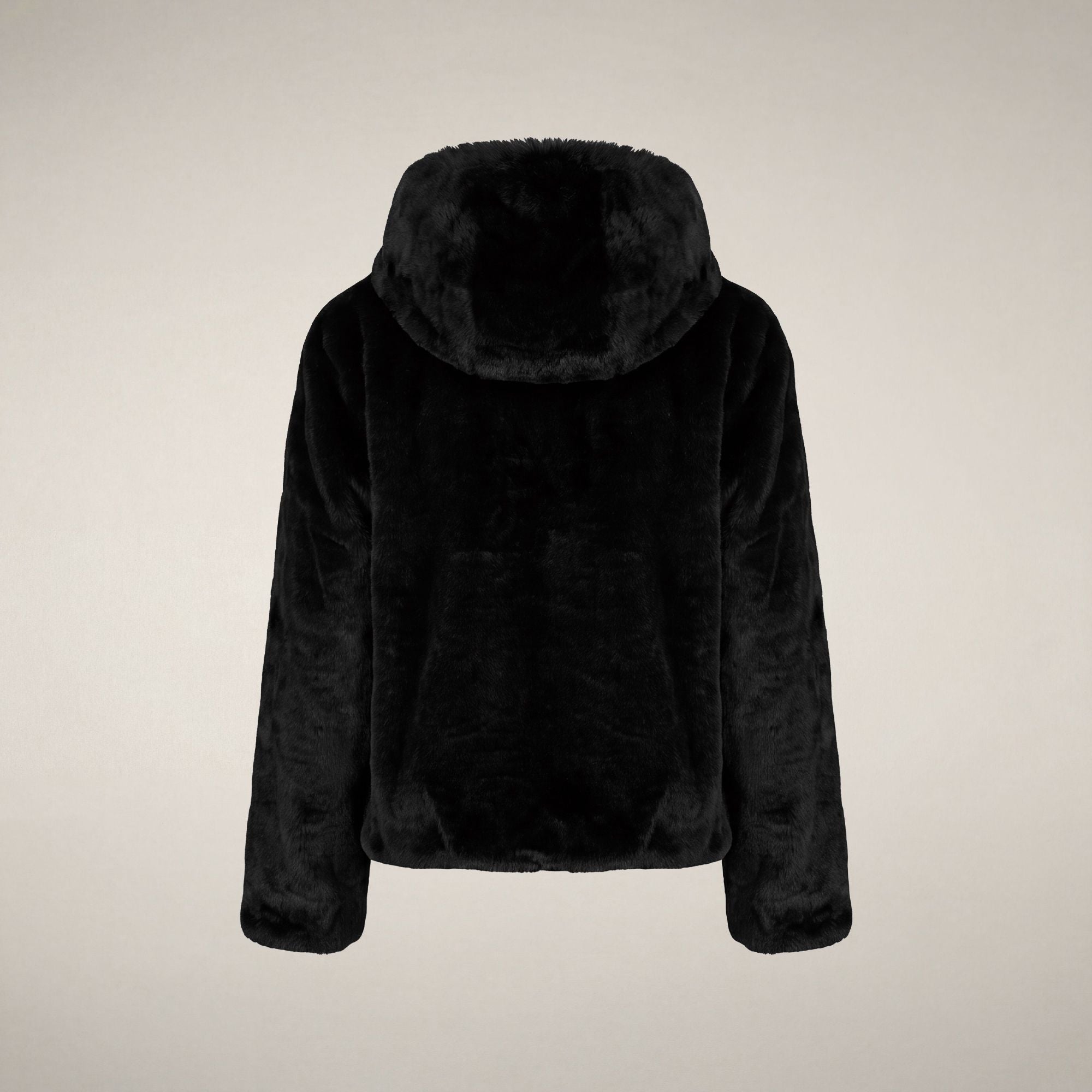 save-the-duck-laila-veste-r-versible-femme-noire-fourrure image 4