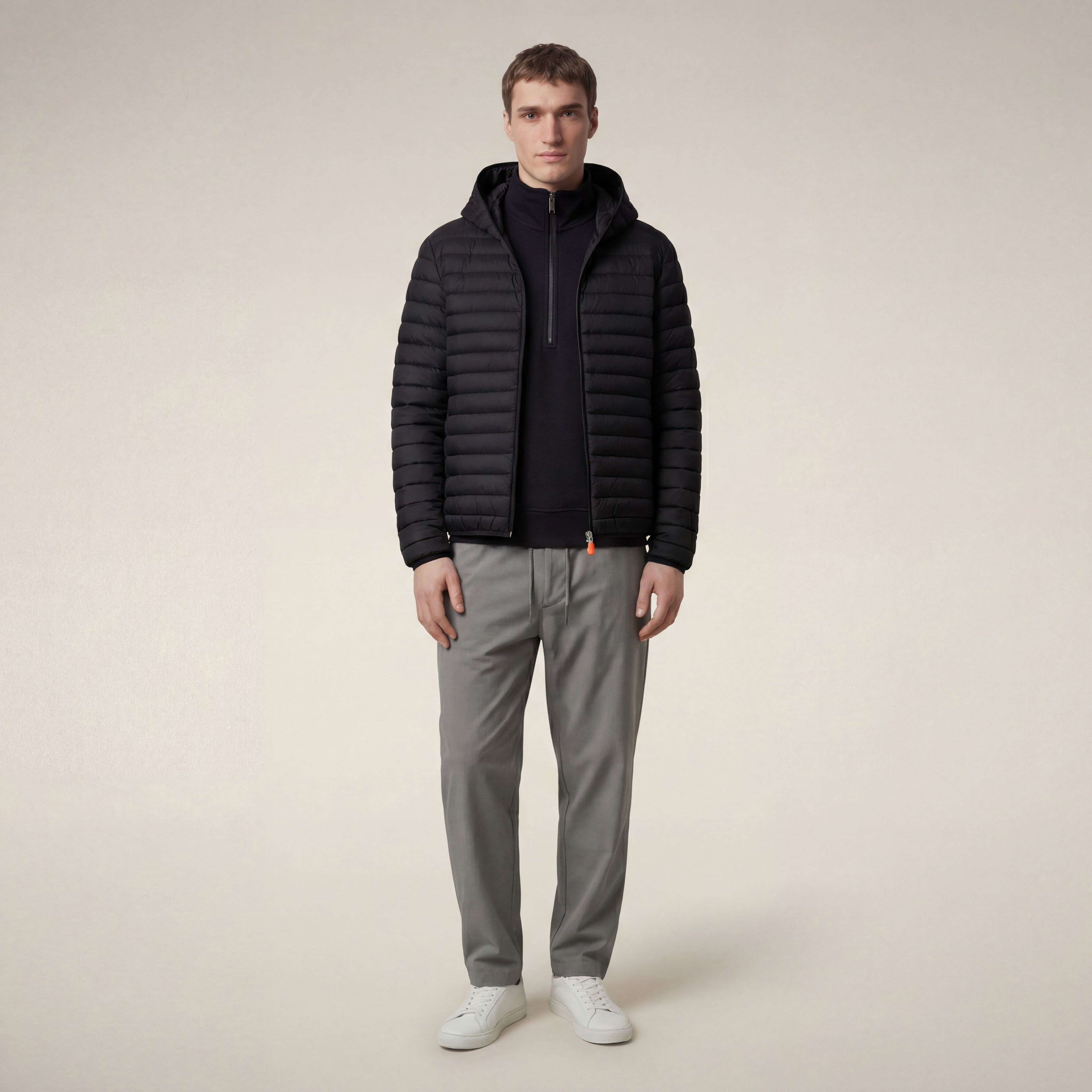 save-the-duck-donald-piumino-homme-capuche-noir image 1