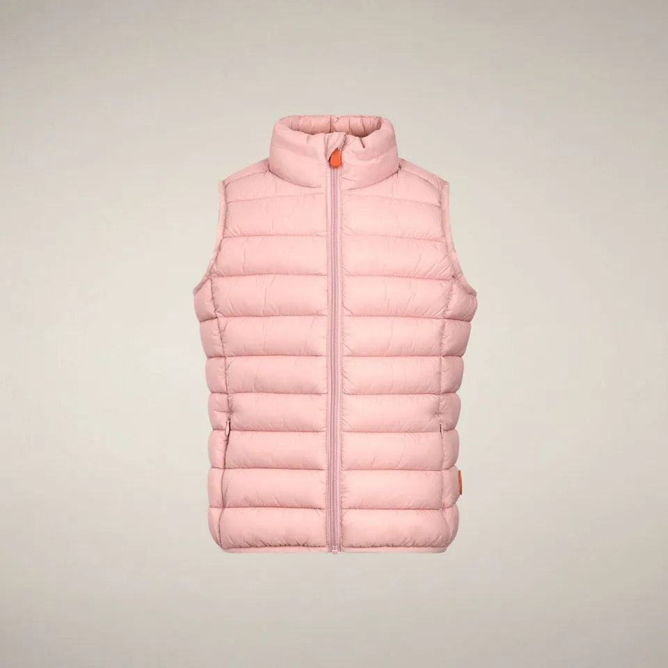 save-the-duck-andy-gilet-matelass-enfant-unisexe-rose-poudr image 1