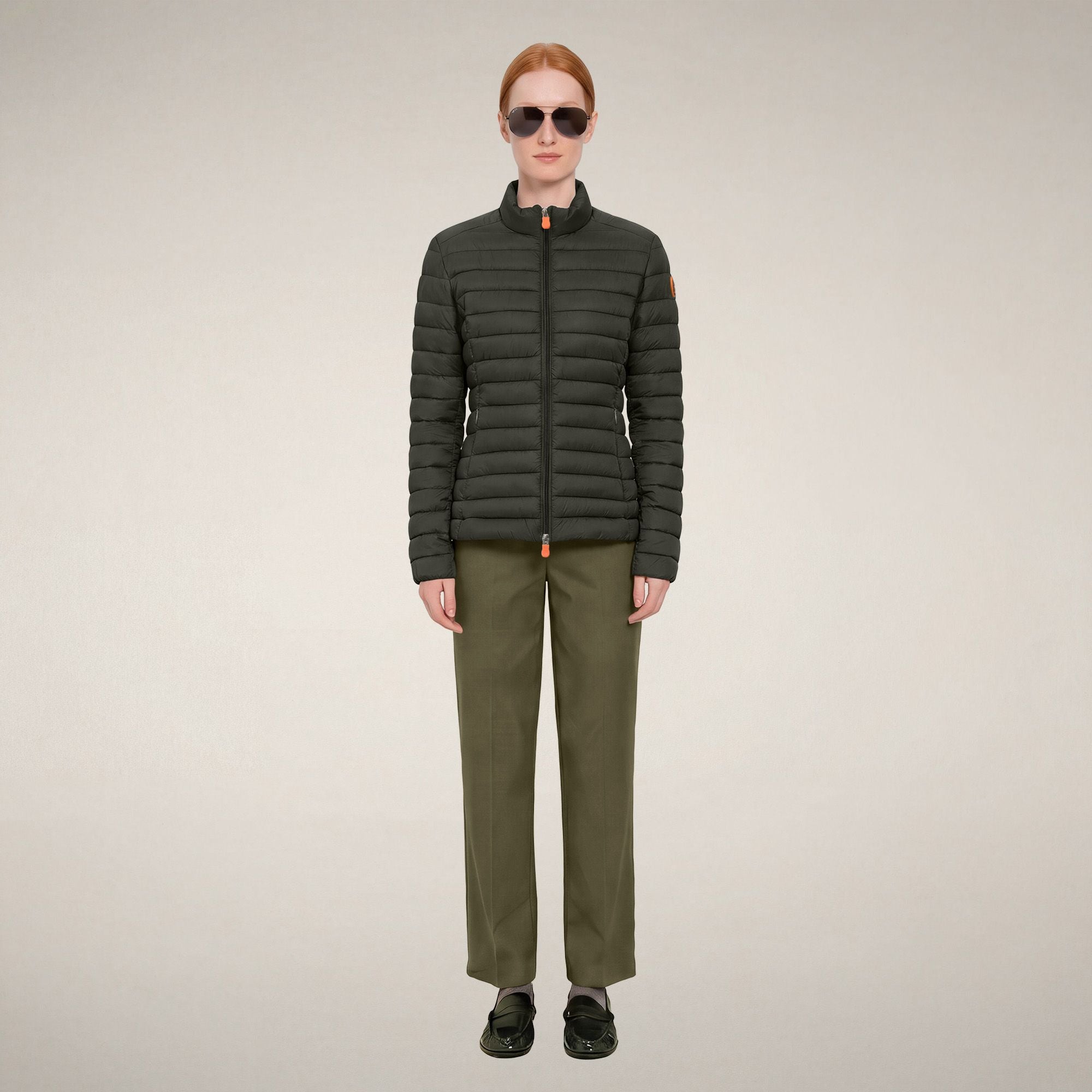 save-the-duck-carly-doudoune-femme-vert-terra image 1