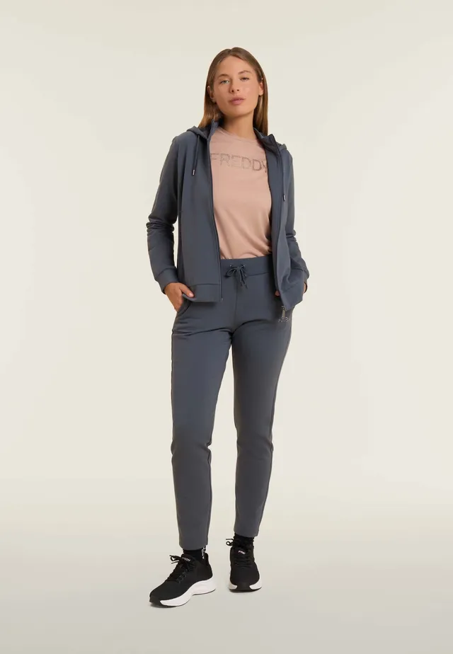 freddy-pantalon-regular-fit-jambe-droite-cordon image 1
