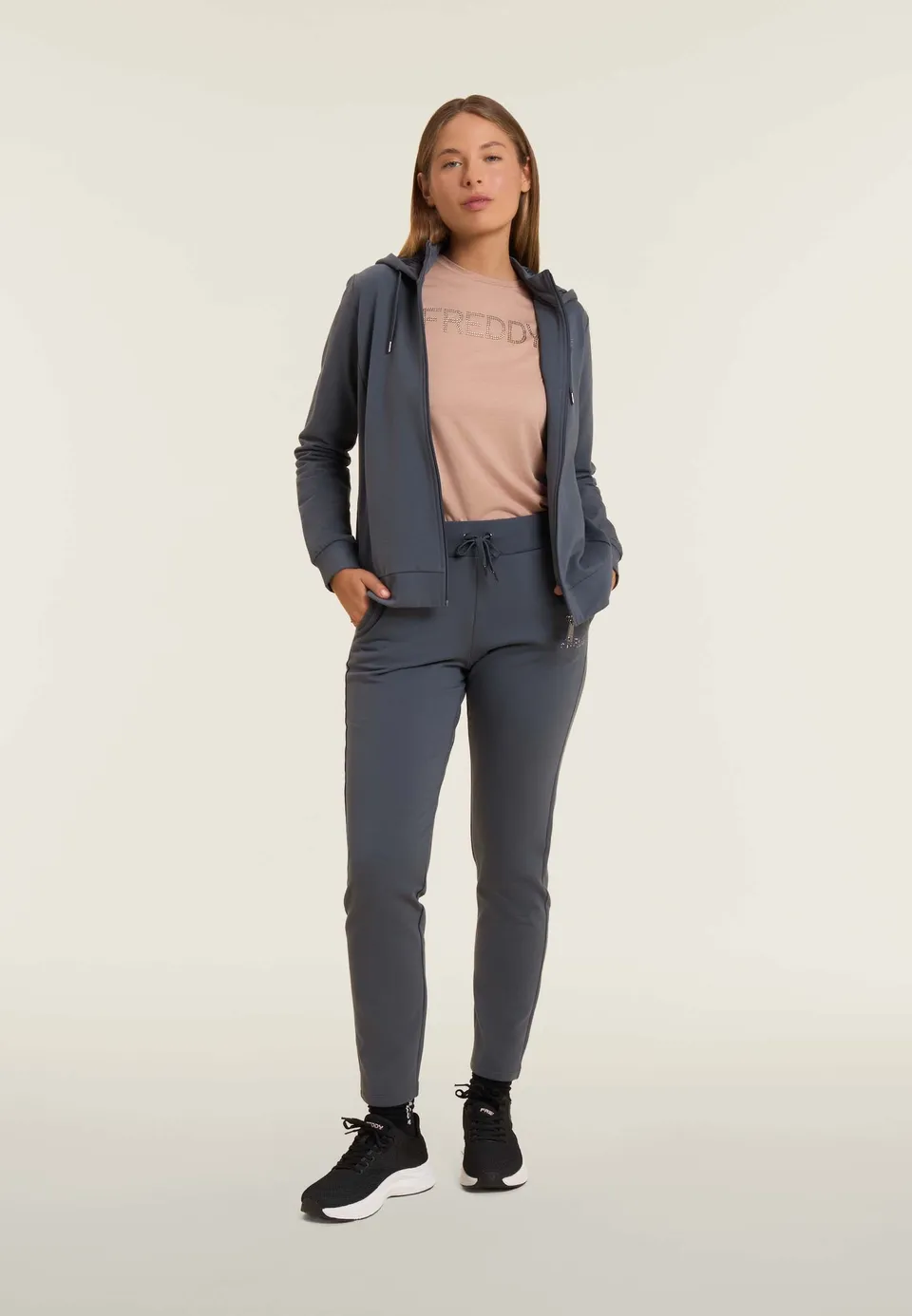 freddy-pantalon-regular-fit-jambe-droite-cordon image 1