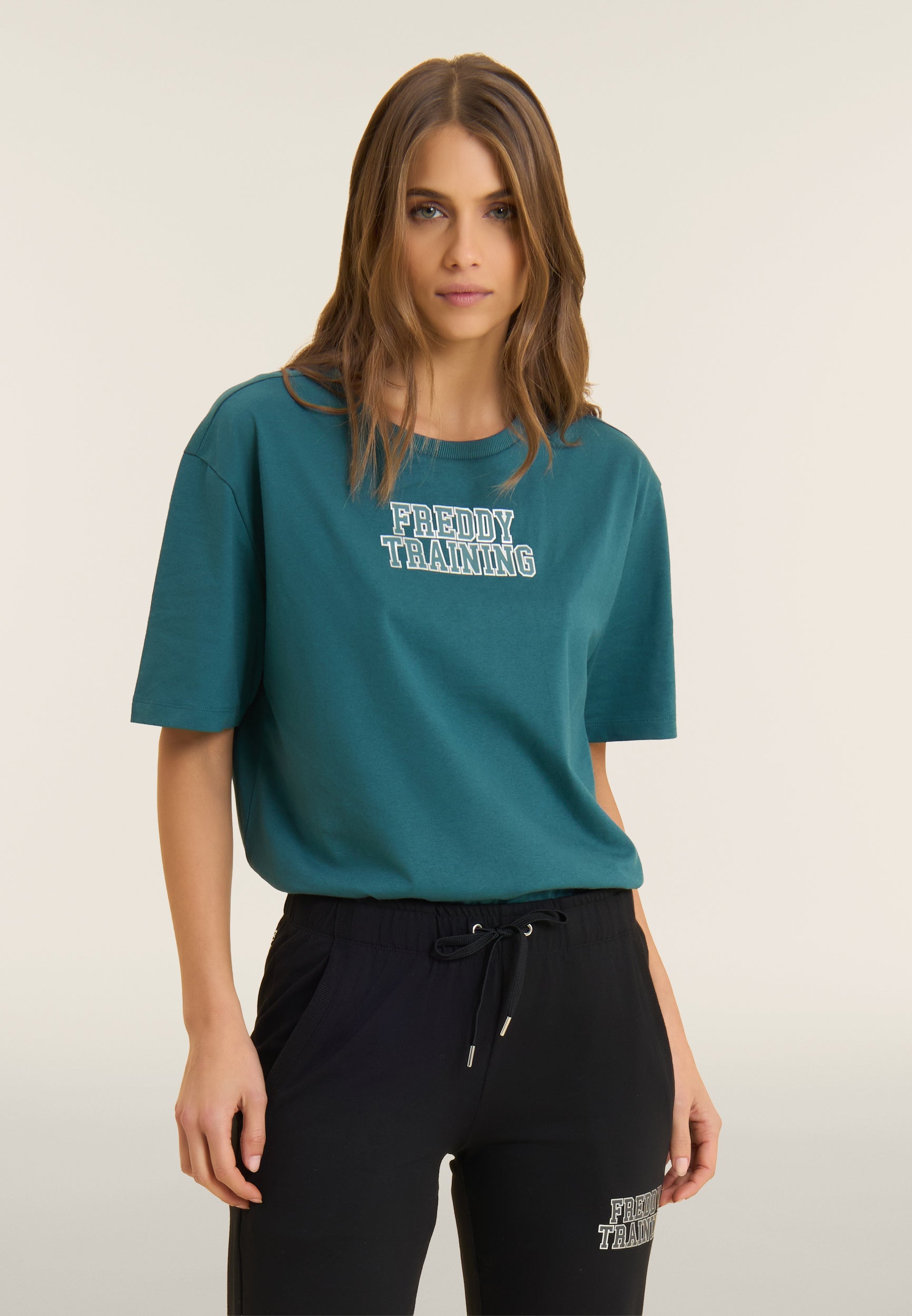 freddy-pantalon-sport-regular-heavy-jersey-gamba-dritta image 1