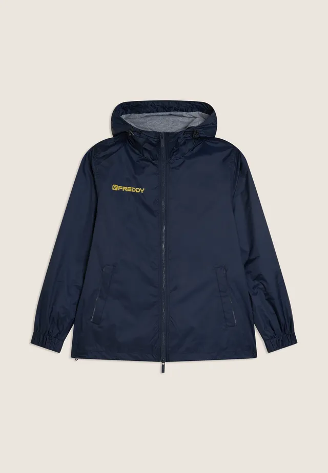 freddy-veste-imperm-able-unisexe-capuche-zip-logo-dor image 1