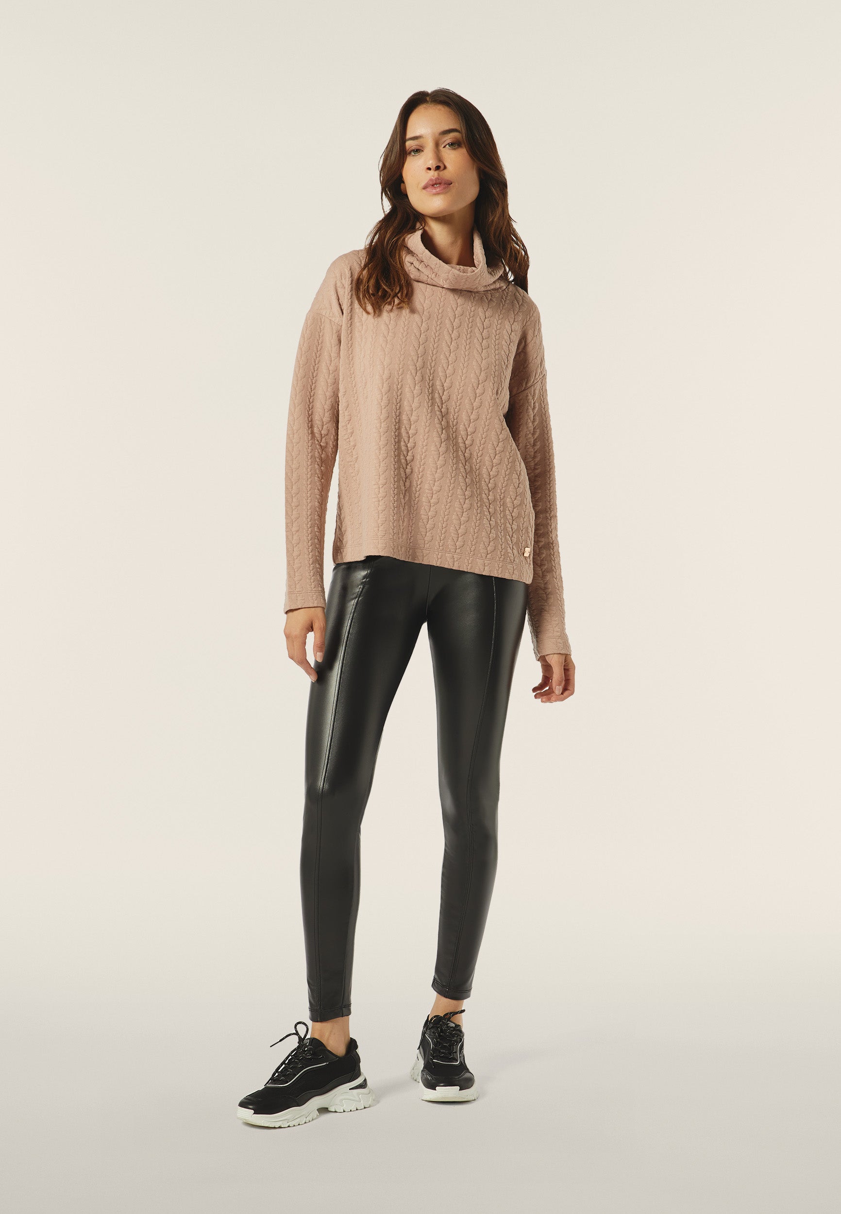 freddy-legging-femme-simili-cuir-stretch-slim-fit image 2