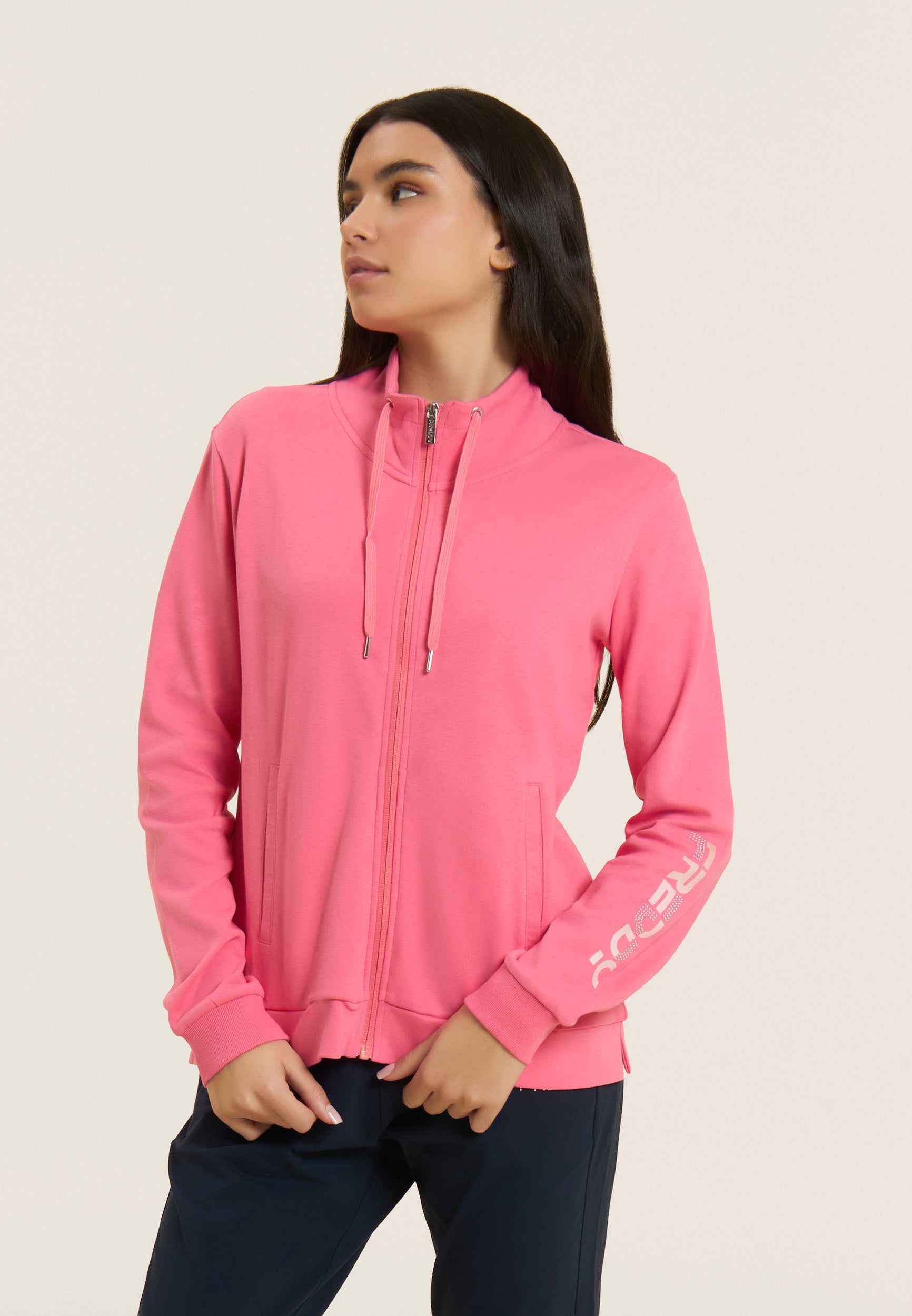 freddy-tuta-femme-zip-col-haut-perles-logo image 2