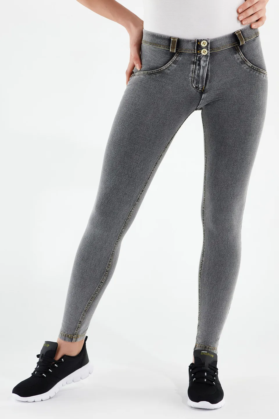 pantalon-wr-up-freddy-skinny-denim-clair-effet-shaping image 1