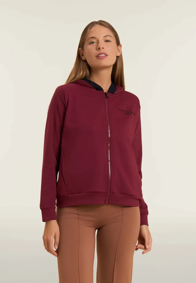 freddy-felpa-donna-sweat-zipp-capuche-femme-logot image 1
