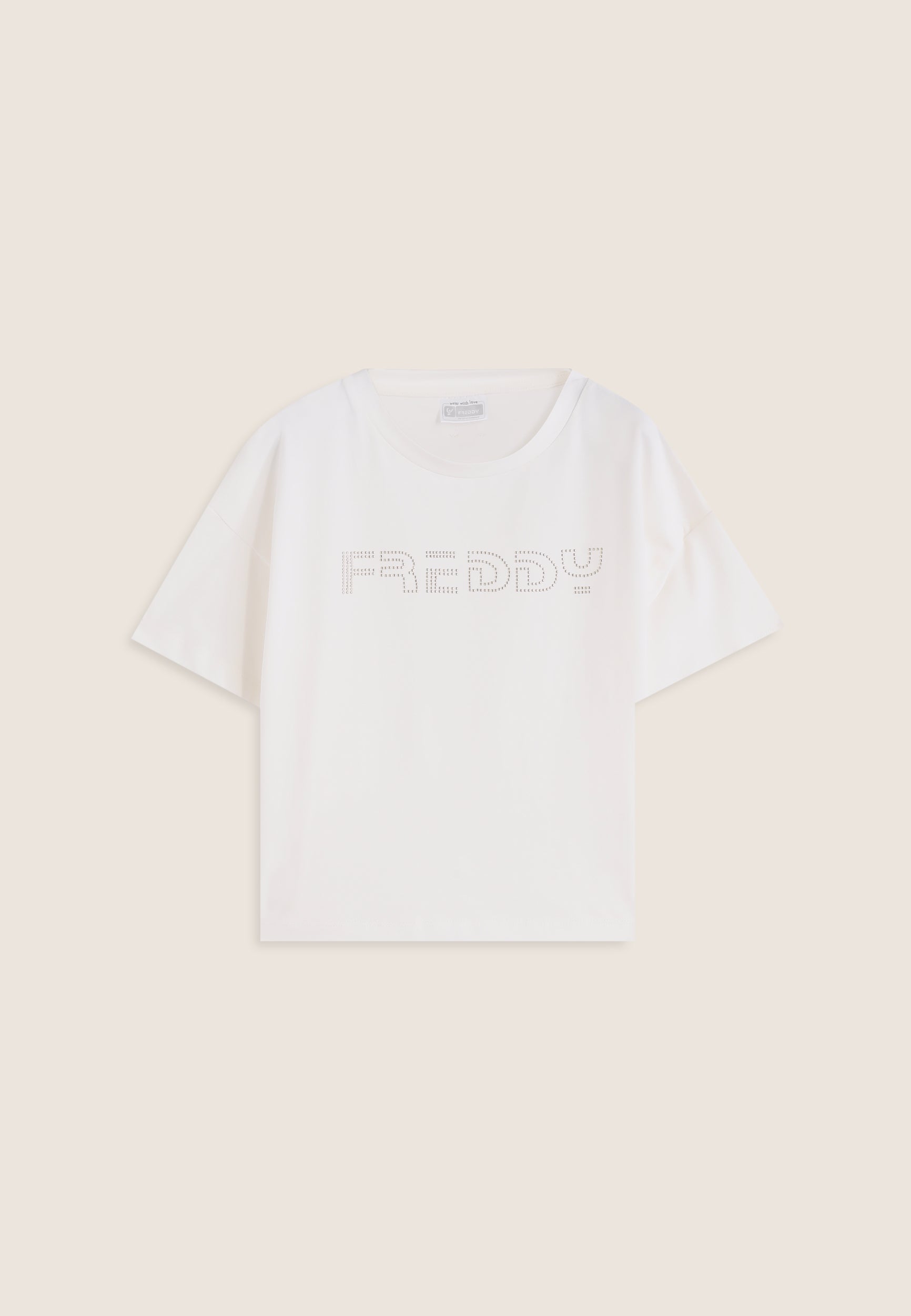 freddy-t-shirt-cropped-fille-coton-logo-clout image 4