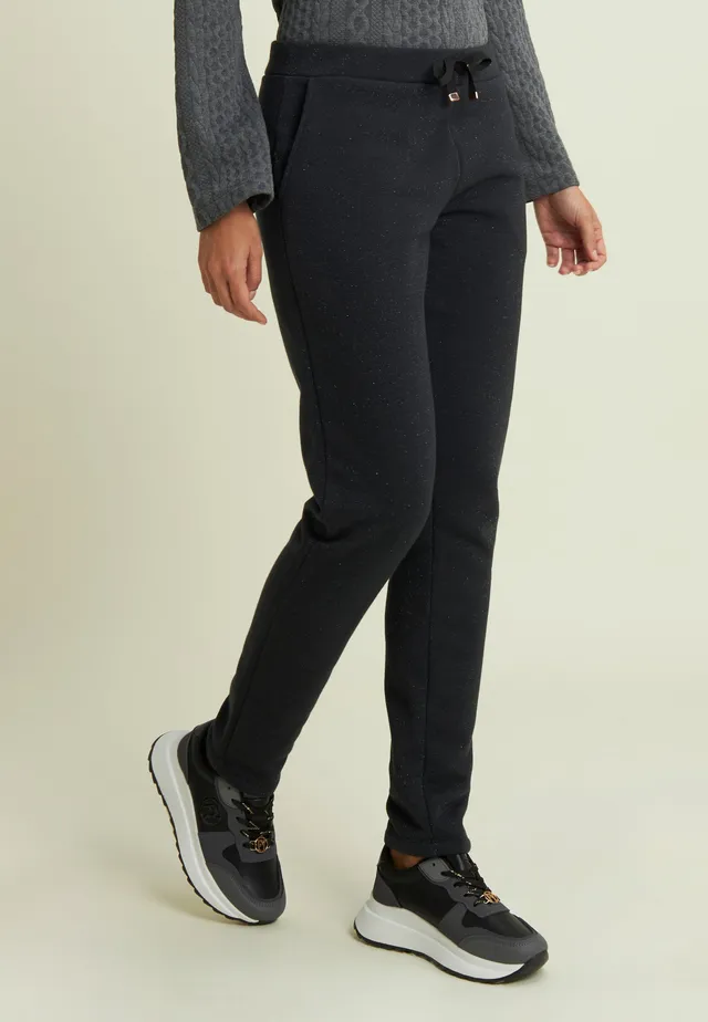 freddy-pantalon-femme-regular-m-lang-lurex-jogger-chic image 1