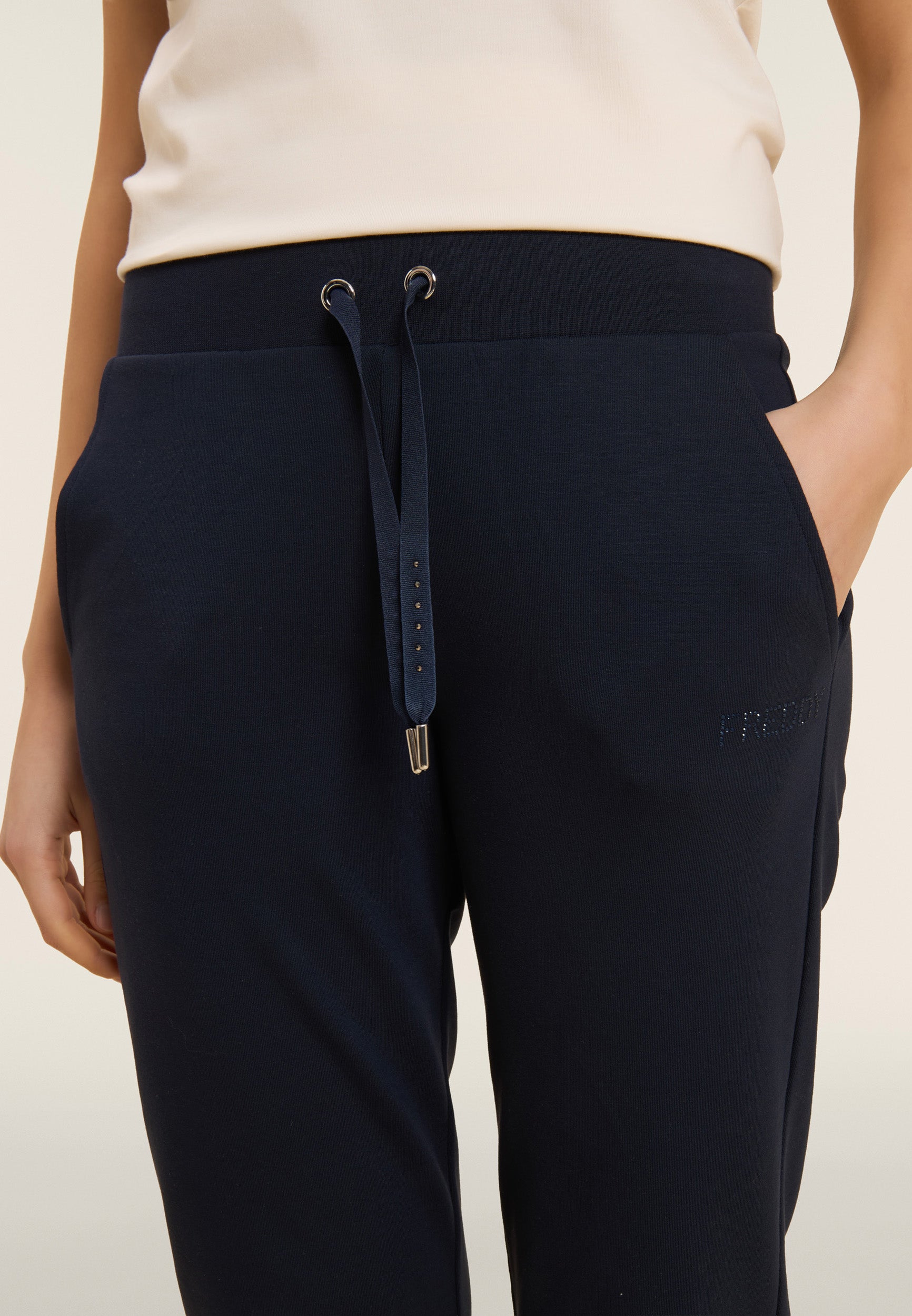 freddy-pantaloni-sportivi-jogging-french-terry-strass-tono image 5