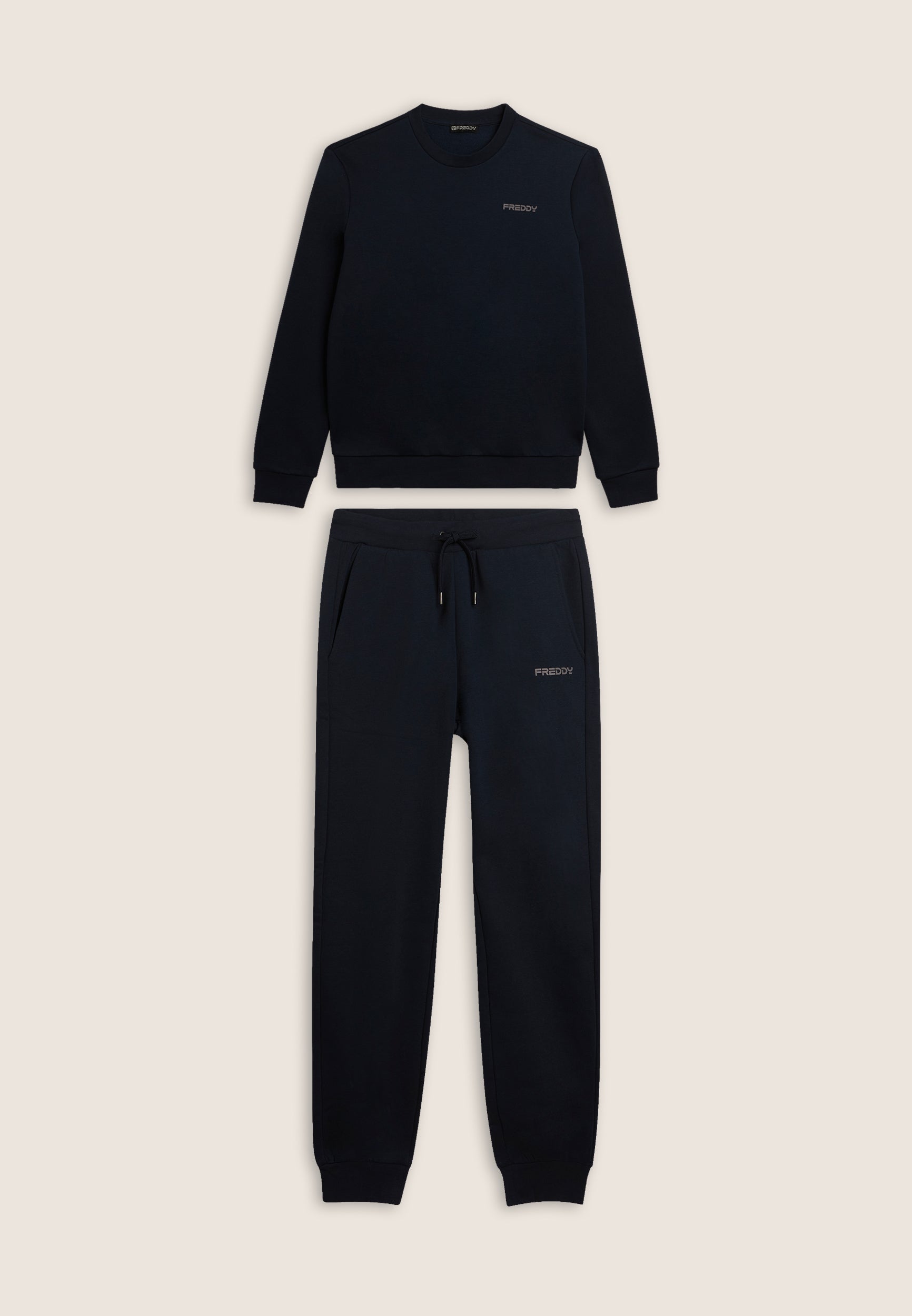 freddy-tuta-homme-sweat-col-rond-pantalon-poignets image 1