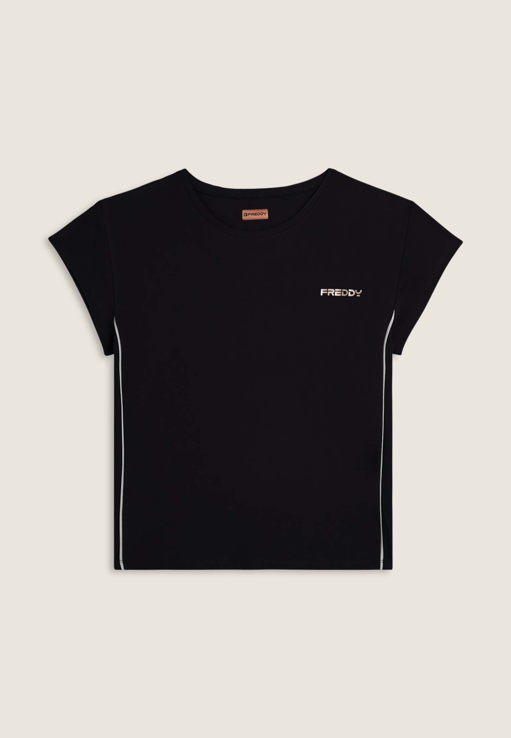 freddy-t-shirt-technique-femme-manches-ailettes-jersey-nylon image 5