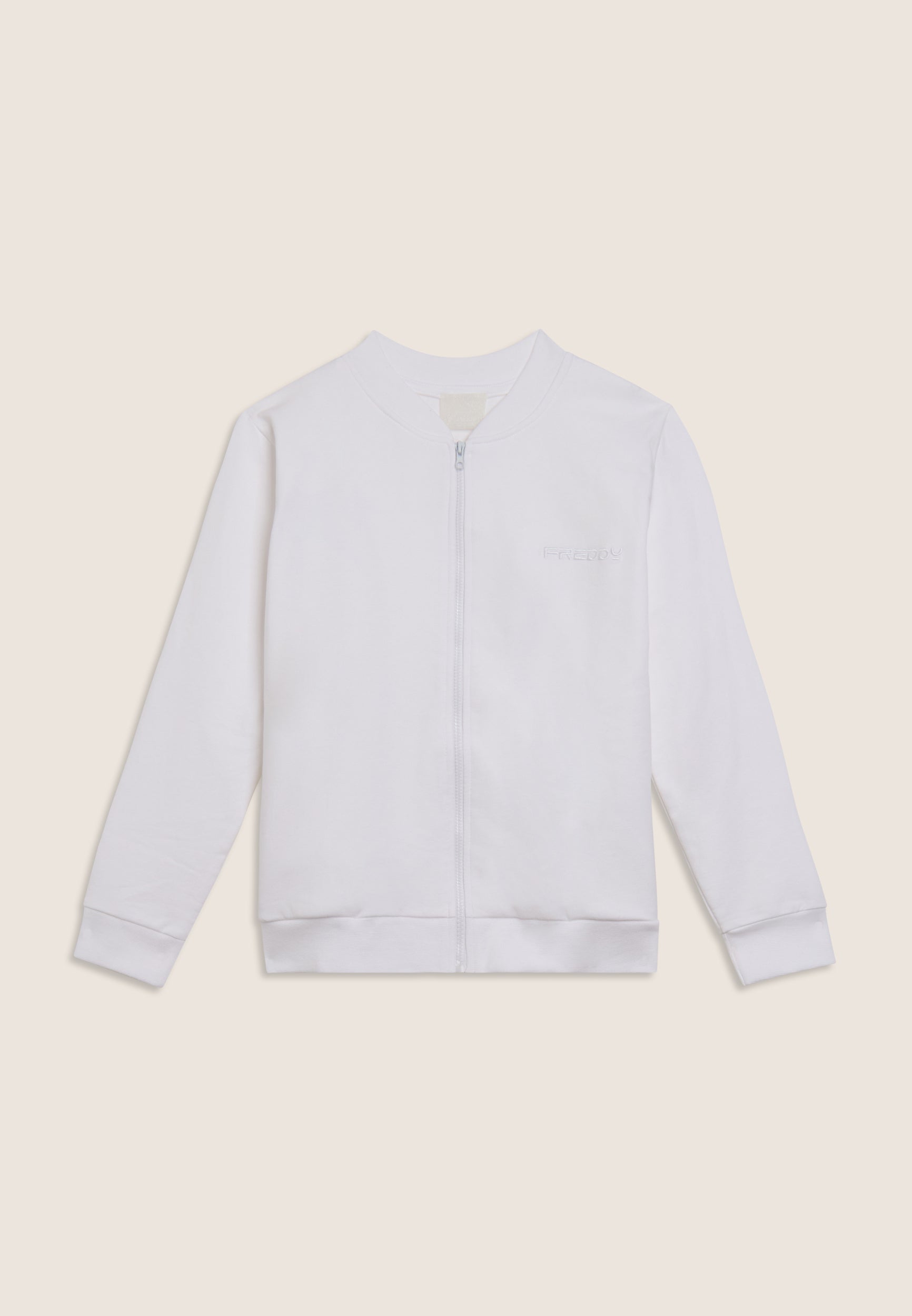 freddy-veste-bomber-fille-zip-en-french-terry-logo-brod image 5