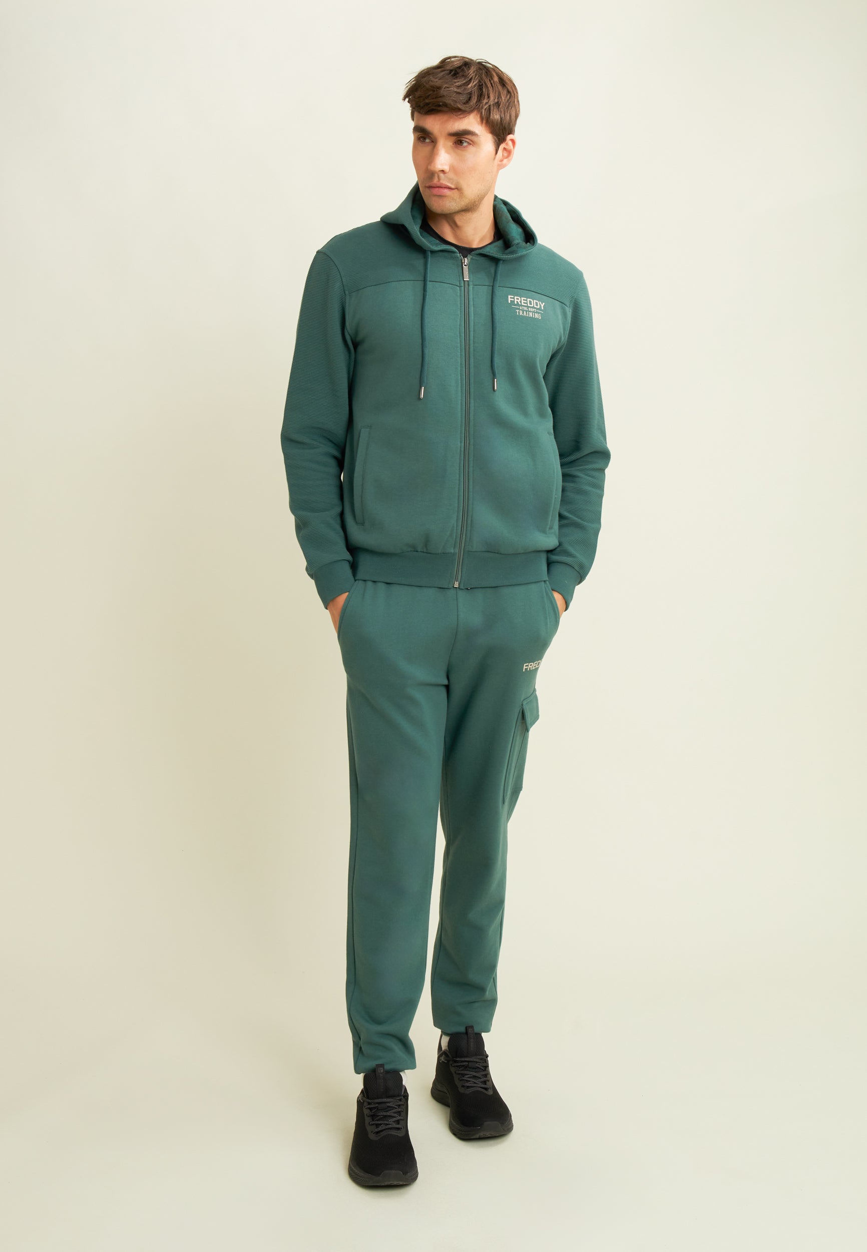 freddy-sweat-homme-full-zip-camouflage-capuche image 2