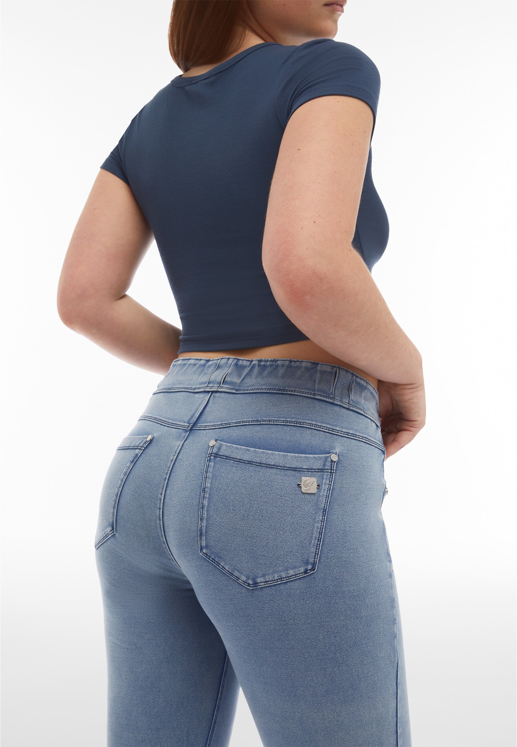 pantalon-freddy-n-o-w-skinny-taille-moyenne-jersey-denim image 5