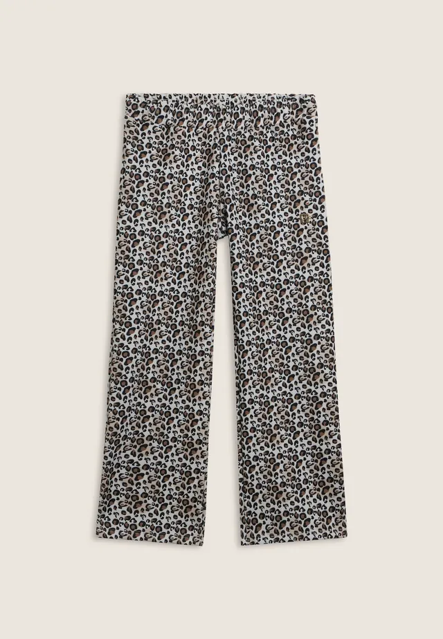 freddy-pantalon-fille-animalier-tissu-technique-jambe-droite image 1