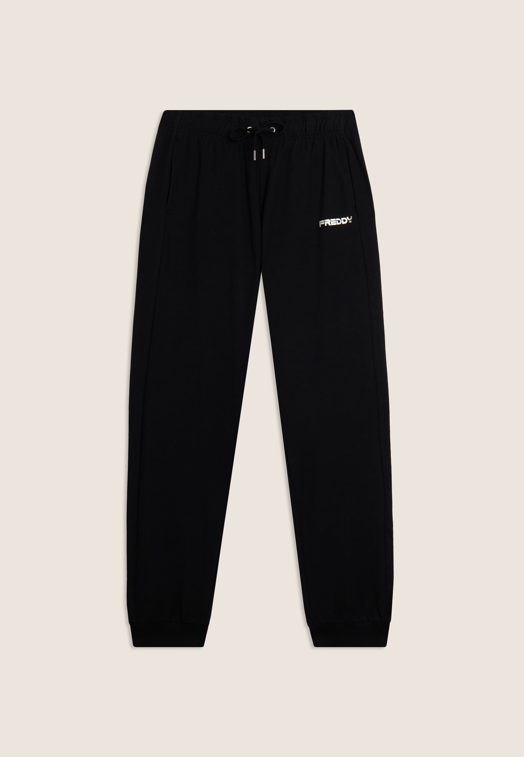 freddy-pantalon-jogging-comfort-fit-coton-stretch-poignets image 1