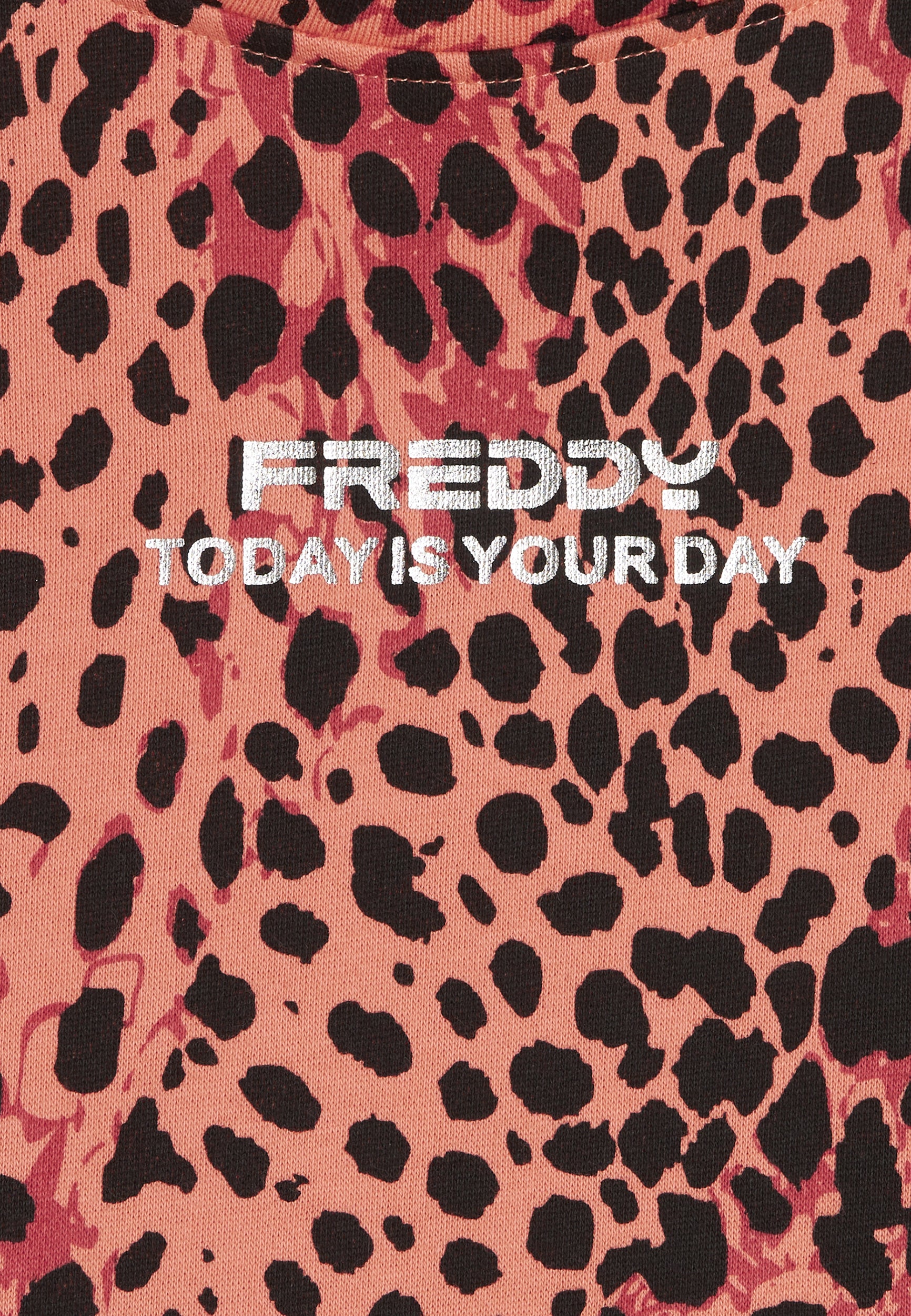 freddy-felpa-cropped-comfort-fit-animalier-sweat-french-terry-femme image 7